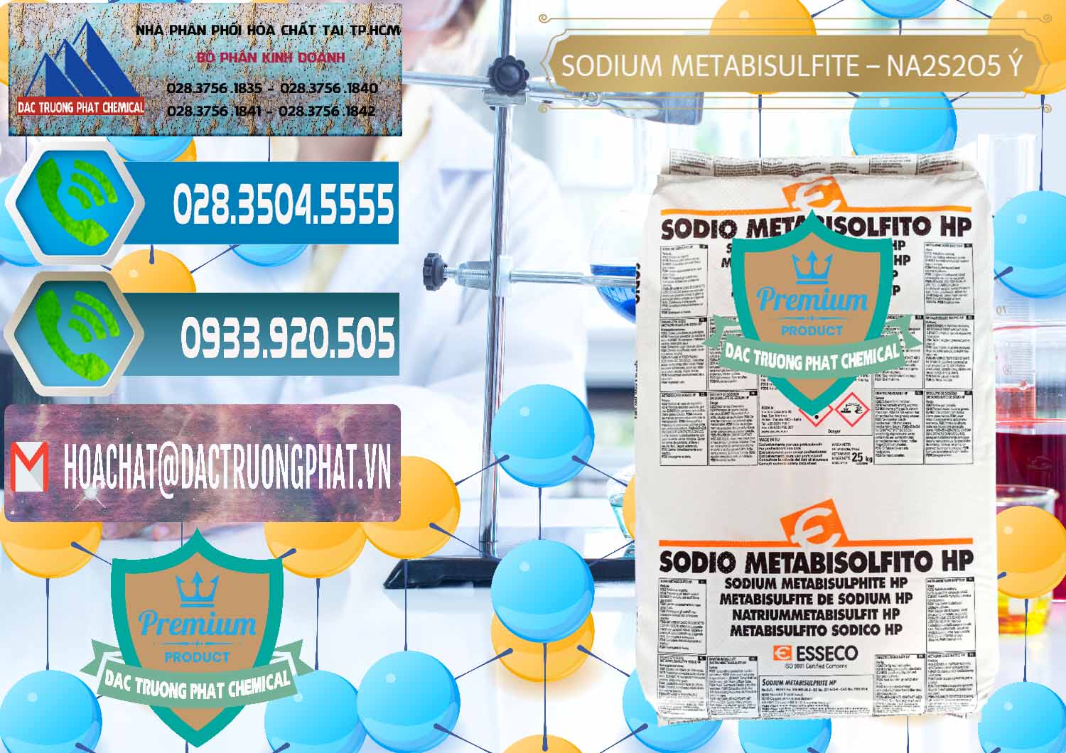 Chuyên bán và cung cấp Sodium Metabisulfite - NA2S2O5 Food Grade Esseco Ý Italy - 0146 - Công ty chuyên bán và cung cấp hóa chất tại TP.HCM - congtyhoachat.net