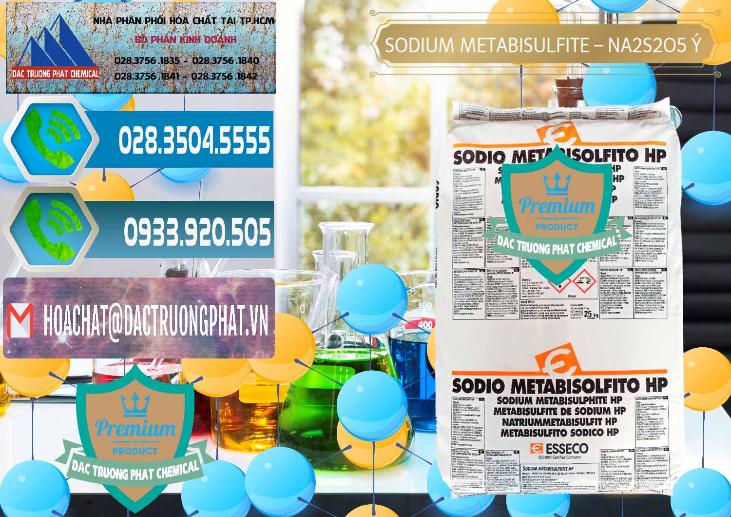 Cty bán & cung ứng Sodium Metabisulfite - NA2S2O5 Food Grade Esseco Ý Italy - 0146 - Chuyên cung cấp _ phân phối hóa chất tại TP.HCM - congtyhoachat.net