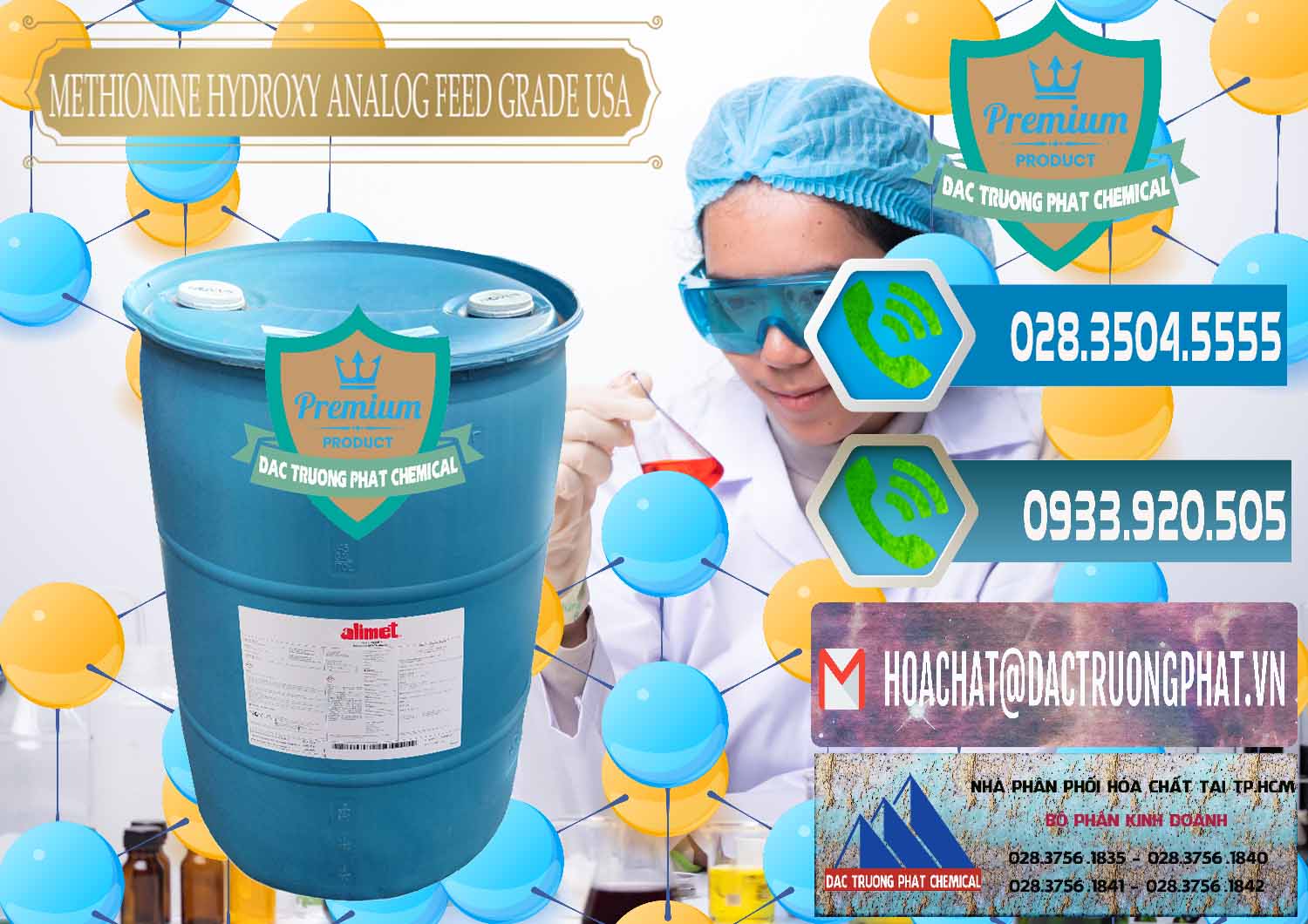 Chuyên cung cấp & bán Methionine Nước - Dạng Lỏng Novus Alimet Mỹ USA - 0316 - Chuyên nhập khẩu & cung cấp hóa chất tại TP.HCM - congtyhoachat.net