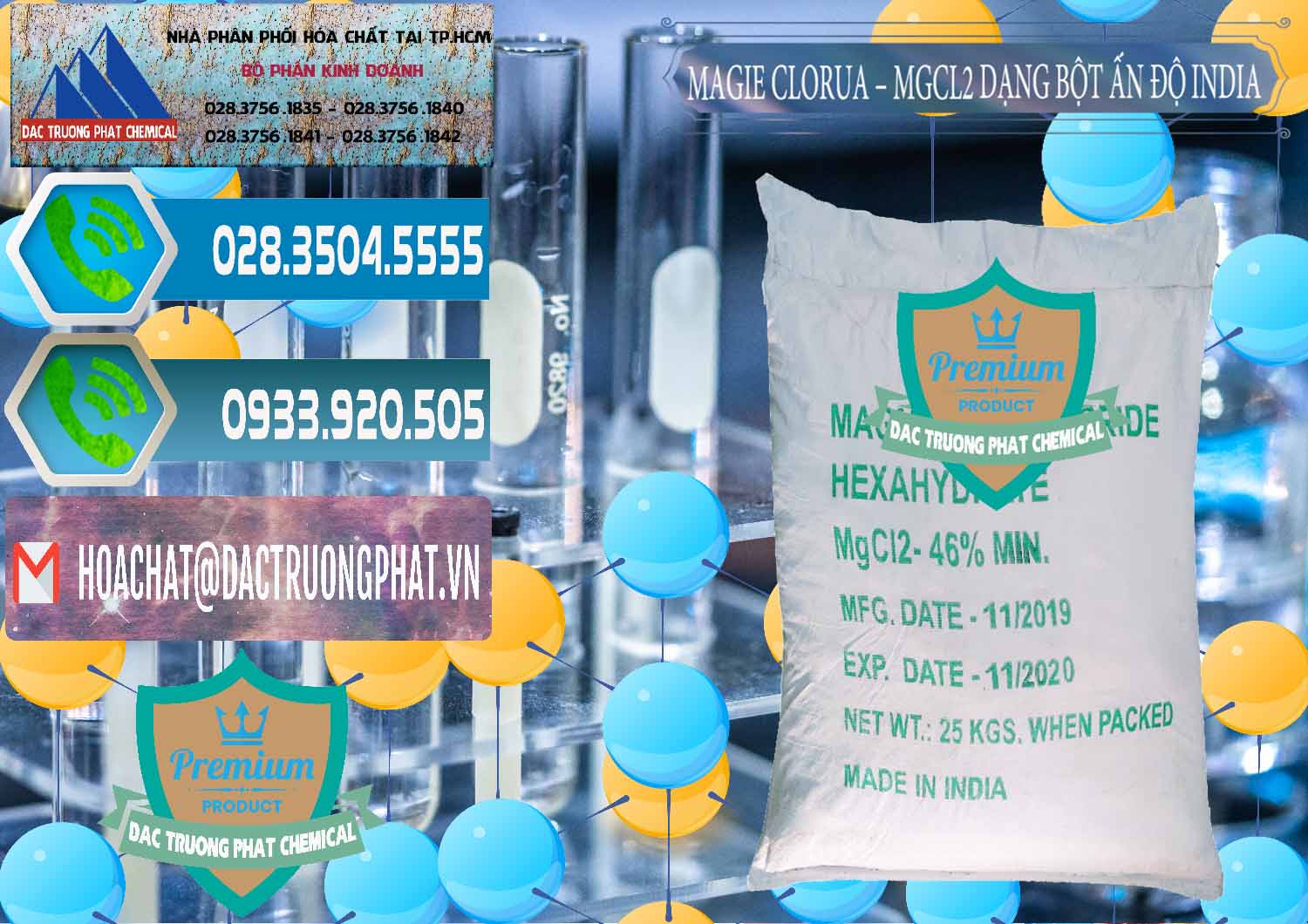 Nơi chuyên cung cấp - bán Magie Clorua – MGCL2 96% Dạng Bột Ấn Độ India - 0206 - Chuyên cung cấp - nhập khẩu hóa chất tại TP.HCM - congtyhoachat.net