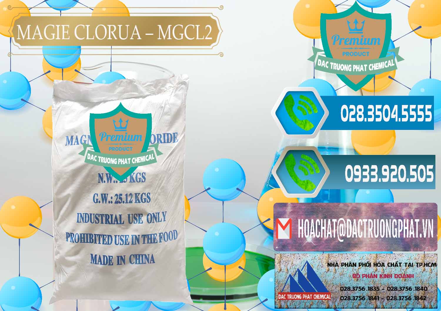 Đơn vị chuyên phân phối - bán Magie Clorua – MGCL2 96% Dạng Vảy Trung Quốc China - 0091 - Công ty chuyên bán _ cung cấp hóa chất tại TP.HCM - congtyhoachat.net