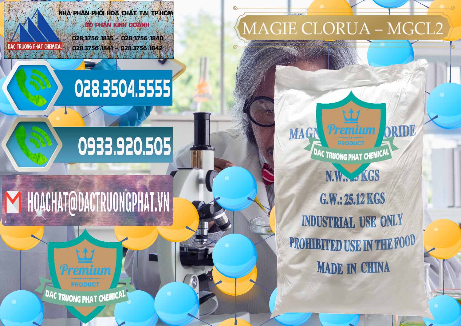Kinh doanh _ bán Magie Clorua – MGCL2 96% Dạng Vảy Trung Quốc China - 0091 - Chuyên kinh doanh ( phân phối ) hóa chất tại TP.HCM - congtyhoachat.net