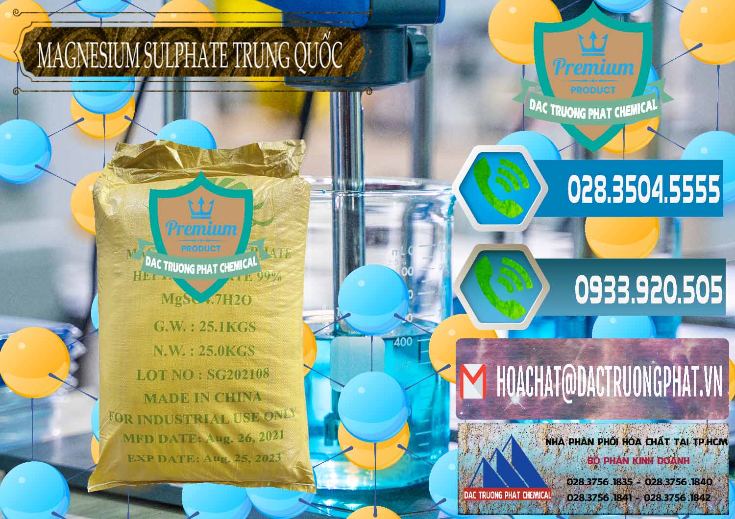 Chuyên cung cấp & bán MGSO4.7H2O – Magnesium Sulphate Heptahydrate 99% Trung Quốc China - 0440 - Nơi cung cấp & phân phối hóa chất tại TP.HCM - congtyhoachat.net