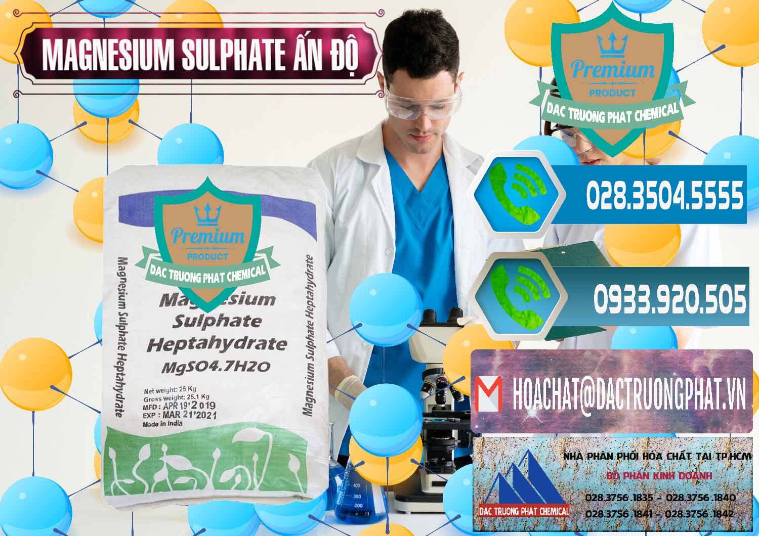 Cung ứng ( bán ) MGSO4.7H2O – Magnesium Sulphate Heptahydrate Ấn Độ India - 0362 - Nhà phân phối - bán hóa chất tại TP.HCM - congtyhoachat.net