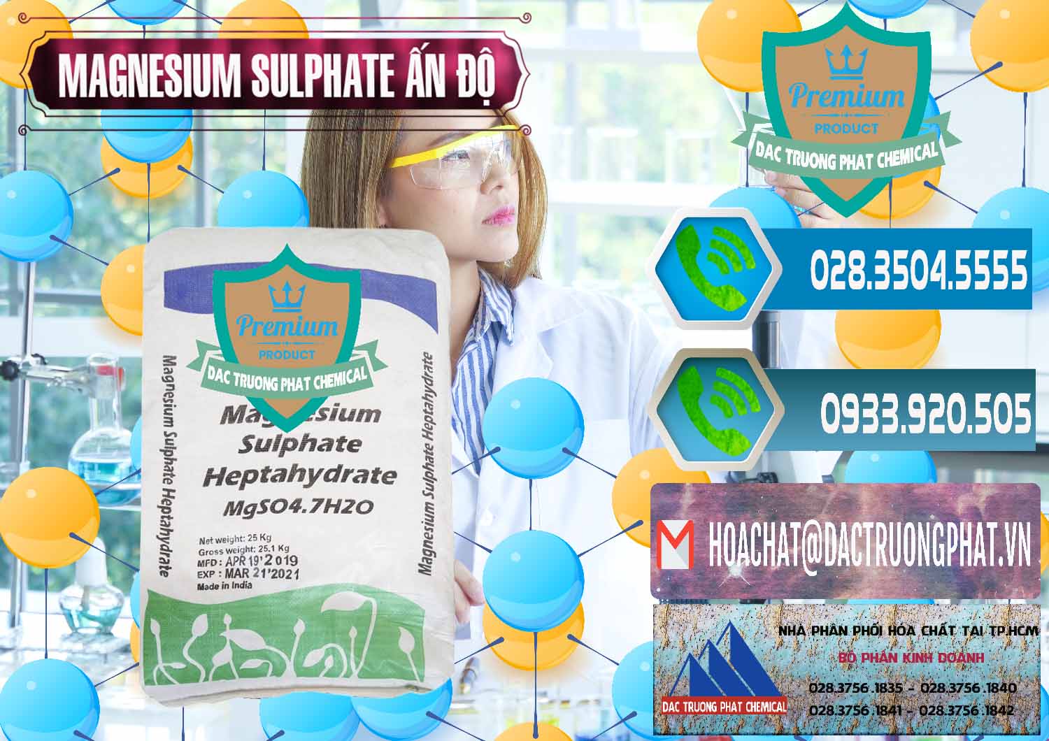 Kinh doanh & bán MGSO4.7H2O – Magnesium Sulphate Heptahydrate Ấn Độ India - 0362 - Công ty phân phối và nhập khẩu hóa chất tại TP.HCM - congtyhoachat.net