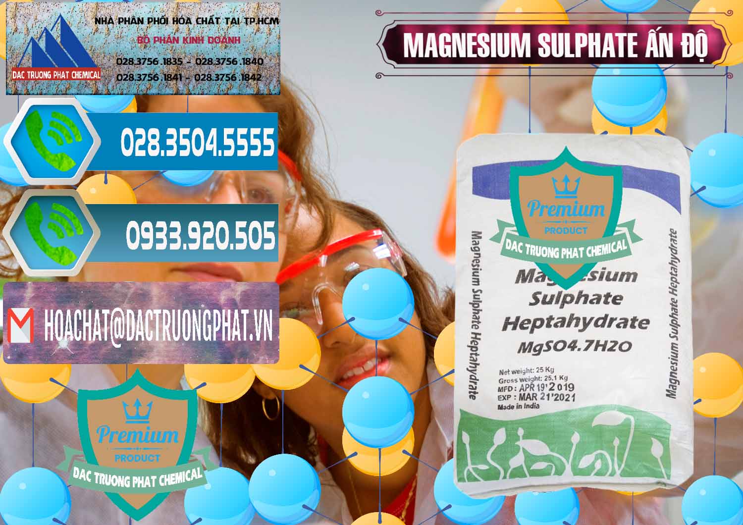 Đơn vị chuyên cung ứng - bán MGSO4.7H2O – Magnesium Sulphate Heptahydrate Ấn Độ India - 0362 - Nơi chuyên cung ứng ( phân phối ) hóa chất tại TP.HCM - congtyhoachat.net
