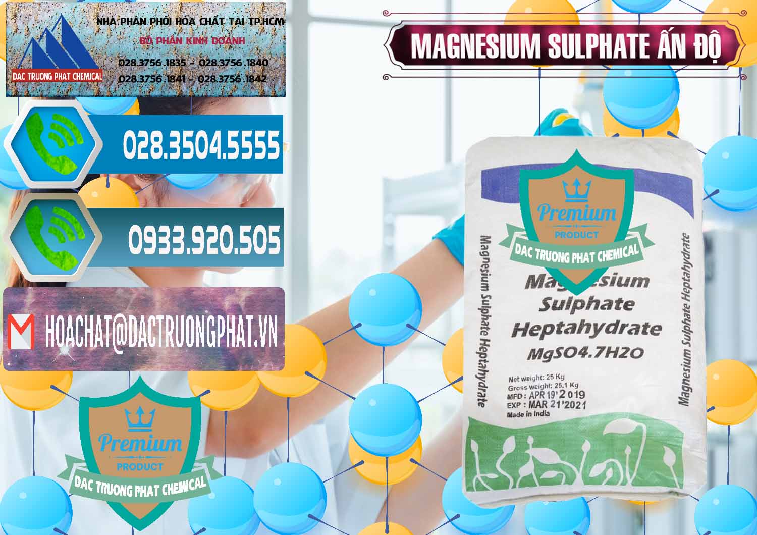 Công ty bán - phân phối MGSO4.7H2O – Magnesium Sulphate Heptahydrate Ấn Độ India - 0362 - Đơn vị chuyên bán và phân phối hóa chất tại TP.HCM - congtyhoachat.net