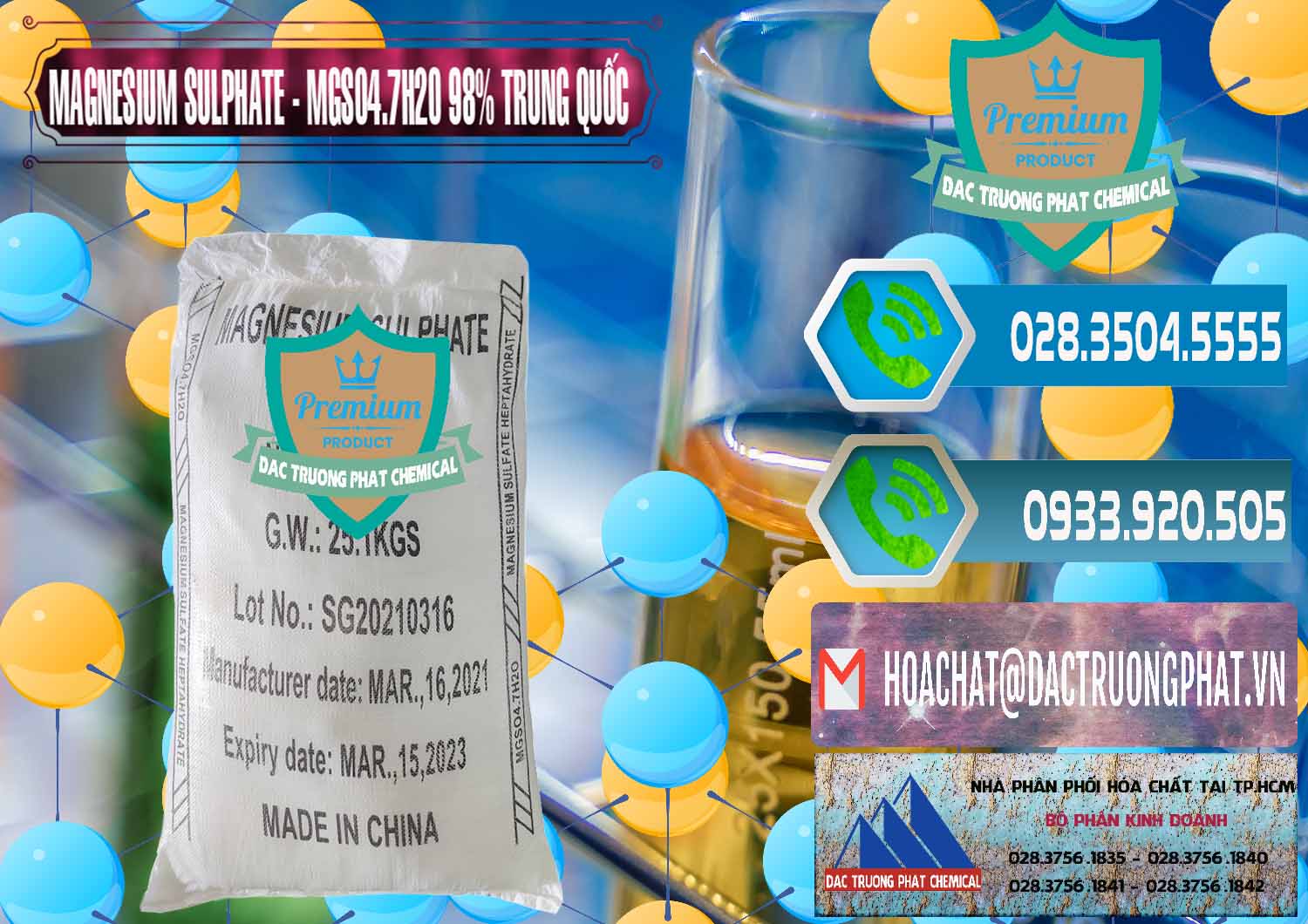Cty bán & phân phối MGSO4.7H2O – Magnesium Sulphate 98% Trung Quốc China - 0229 - Công ty chuyên phân phối & nhập khẩu hóa chất tại TP.HCM - congtyhoachat.net