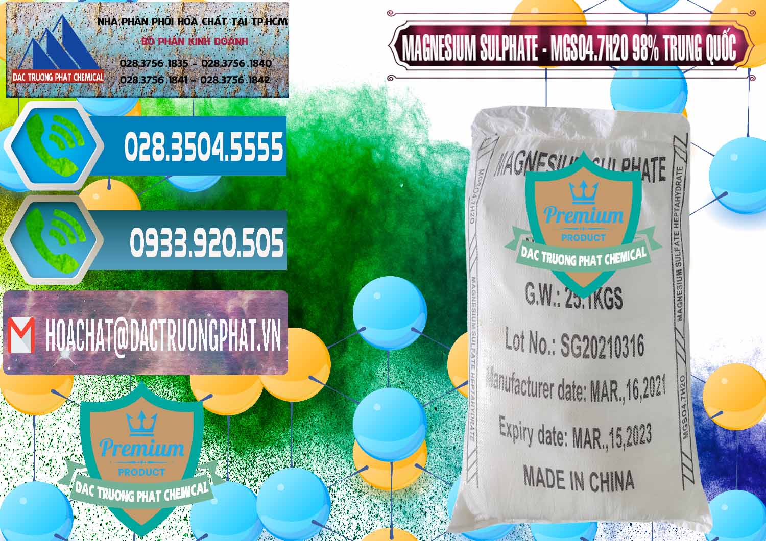 Bán - cung cấp MGSO4.7H2O – Magnesium Sulphate 98% Trung Quốc China - 0229 - Phân phối và cung ứng hóa chất tại TP.HCM - congtyhoachat.net