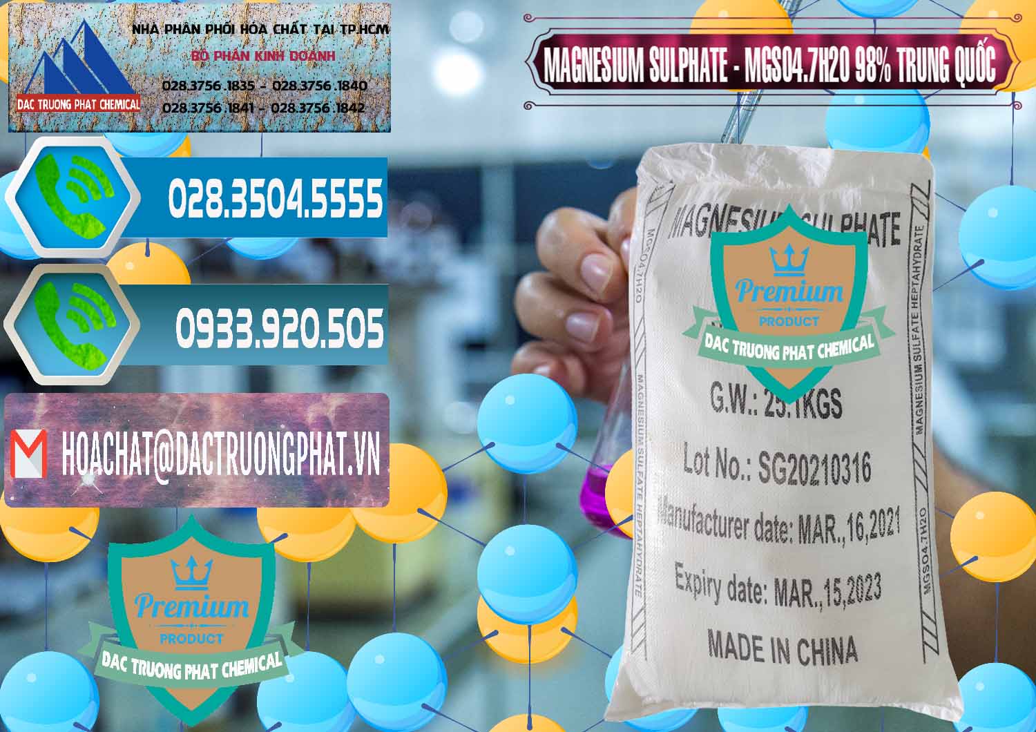 Bán ( cung cấp ) MGSO4.7H2O – Magnesium Sulphate 98% Trung Quốc China - 0229 - Cty chuyên bán & phân phối hóa chất tại TP.HCM - congtyhoachat.net