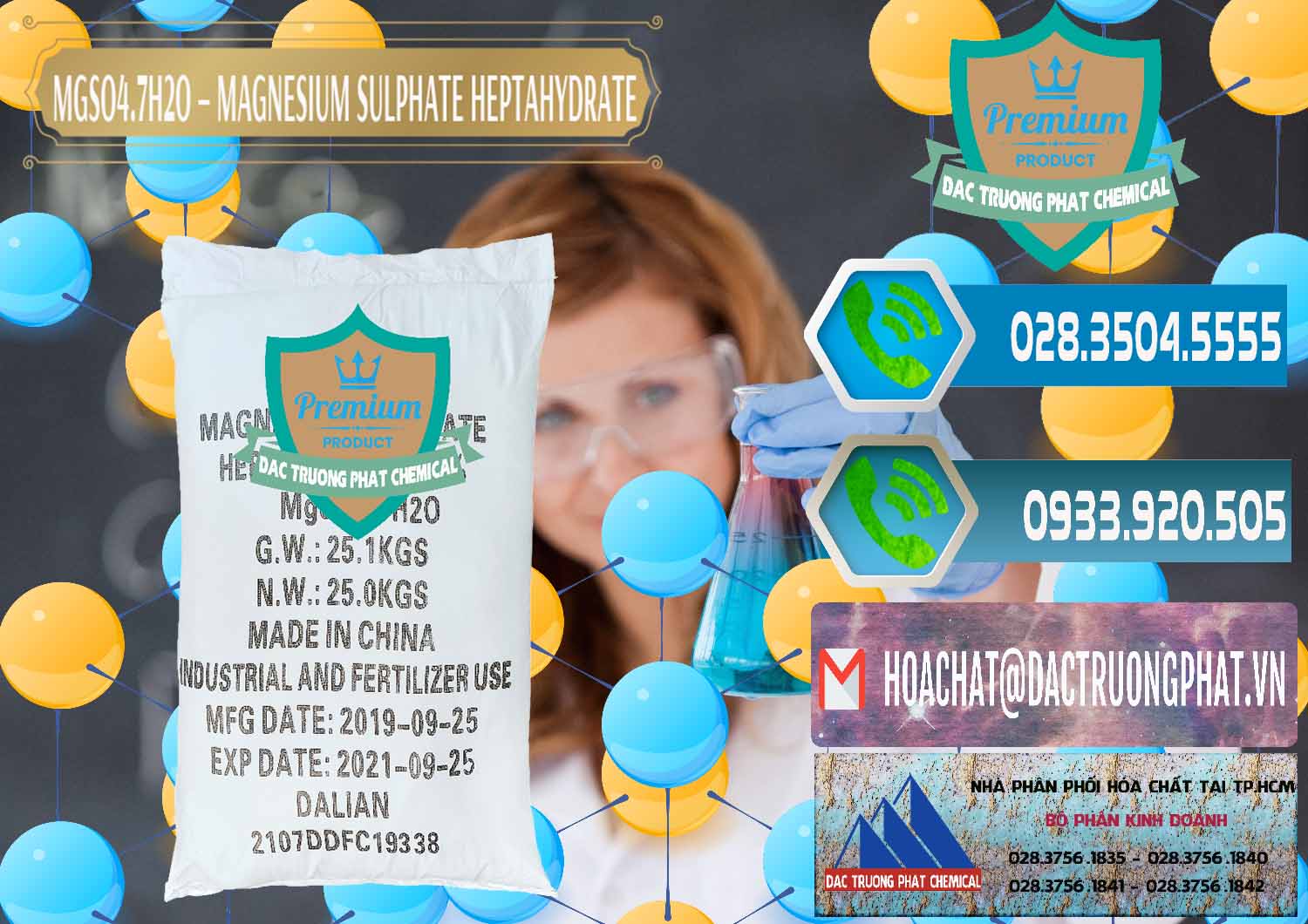 Chuyên kinh doanh ( bán ) MGSO4.7H2O – Magnesium Sulphate Heptahydrate Trung Quốc China - 0094 - Cty chuyên cung cấp và nhập khẩu hóa chất tại TP.HCM - congtyhoachat.net