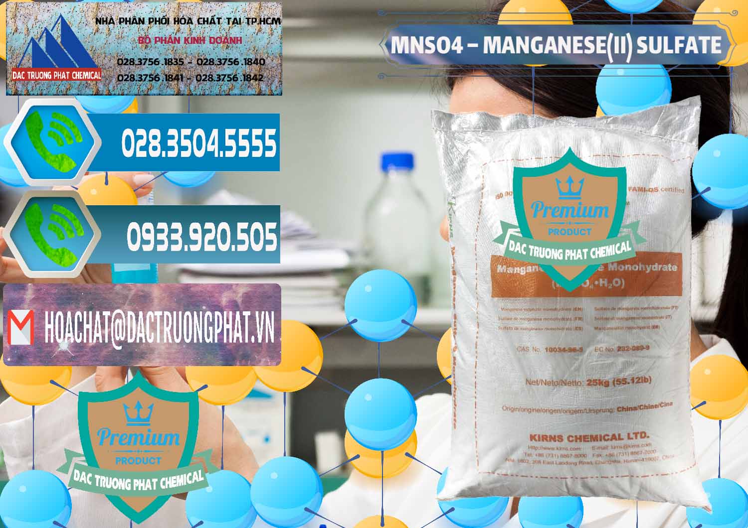 Công ty chuyên phân phối _ bán MNSO4 – Manganese (II) Sulfate Kirns Trung Quốc China - 0095 - Công ty chuyên kinh doanh & phân phối hóa chất tại TP.HCM - congtyhoachat.net