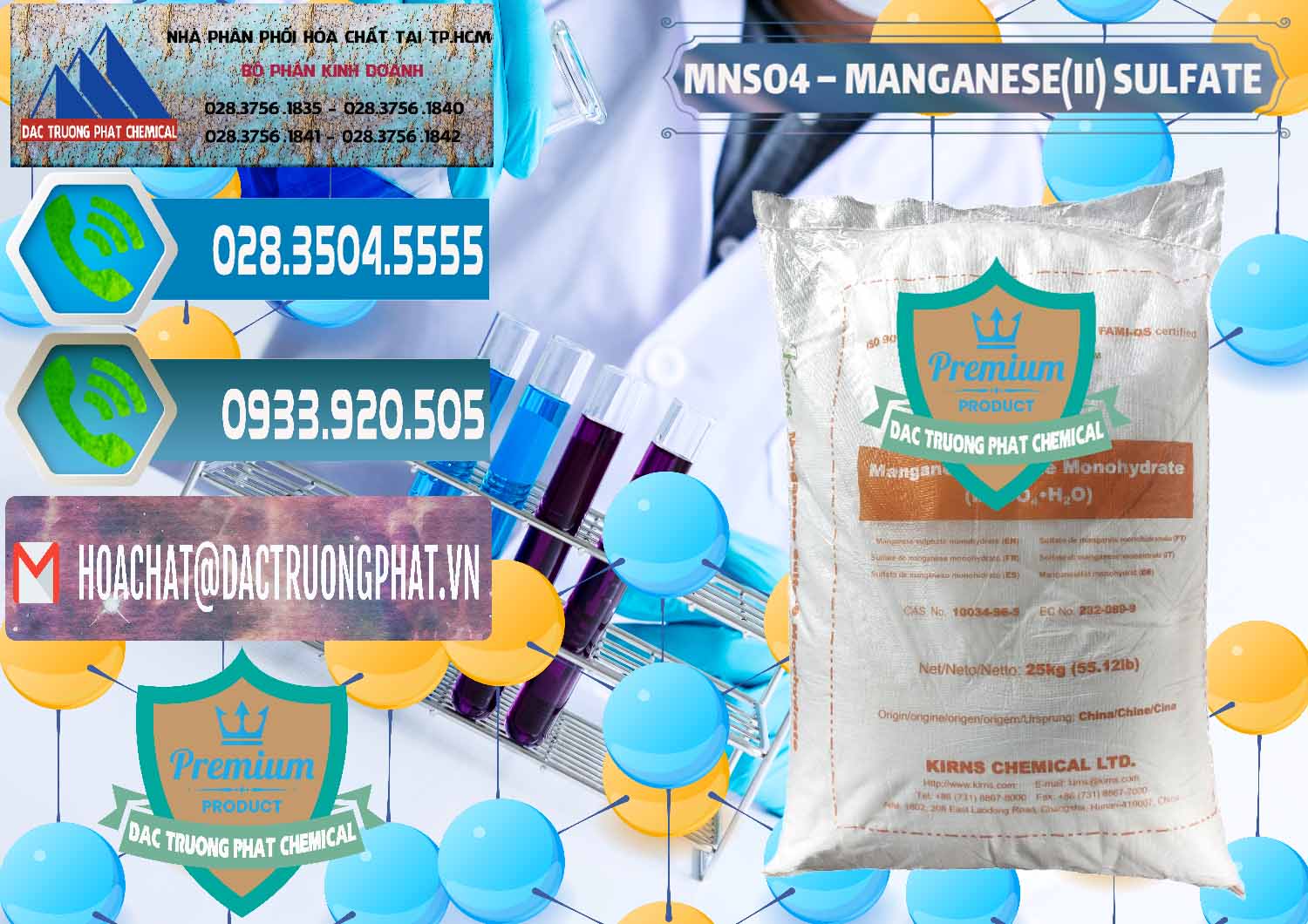 Bán & cung cấp MNSO4 – Manganese (II) Sulfate Kirns Trung Quốc China - 0095 - Cty phân phối và bán hóa chất tại TP.HCM - congtyhoachat.net