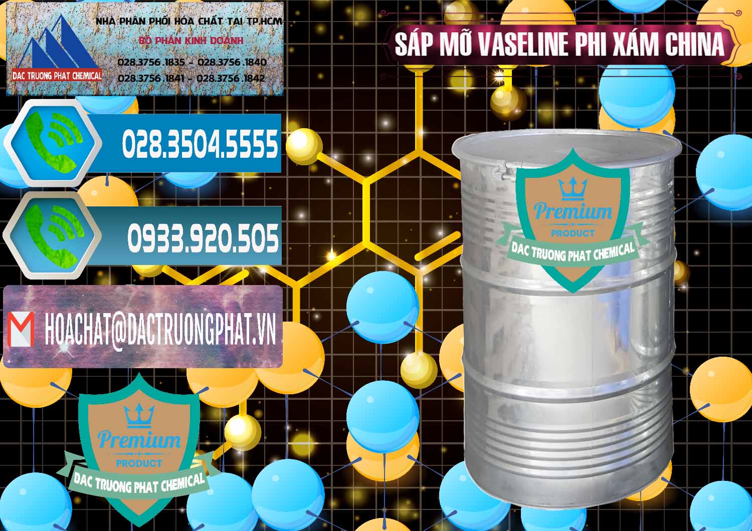 Nơi chuyên cung cấp - bán Sáp Mỡ Vaseline Phi Xám Trung Quốc China - 0291 - Chuyên phân phối - cung cấp hóa chất tại TP.HCM - congtyhoachat.net