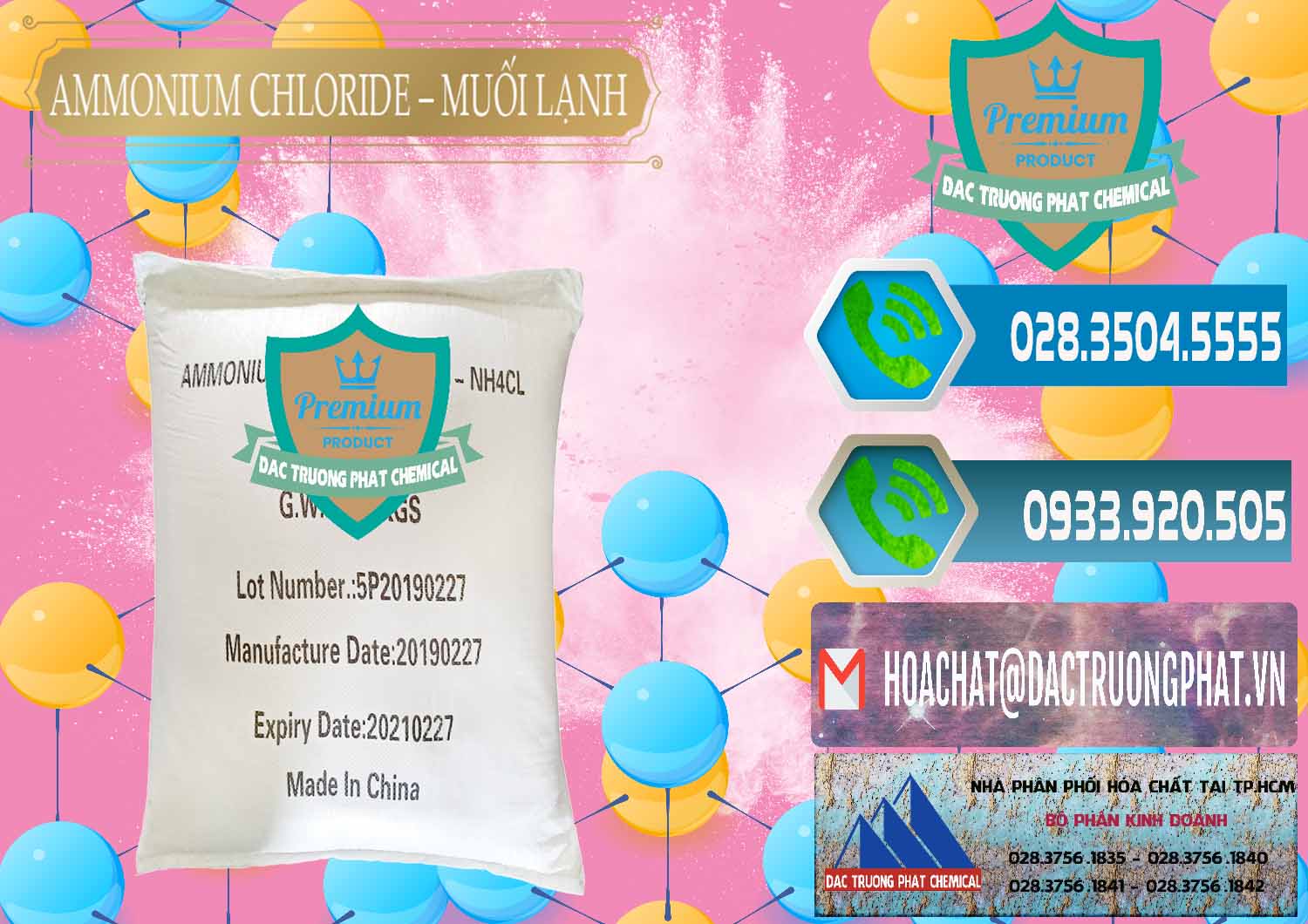 Nơi bán & cung ứng Ammonium Chloride - Muối Lạnh NH4CL Trung Quốc China - 0021 - Nhà phân phối & cung cấp hóa chất tại TP.HCM - congtyhoachat.net