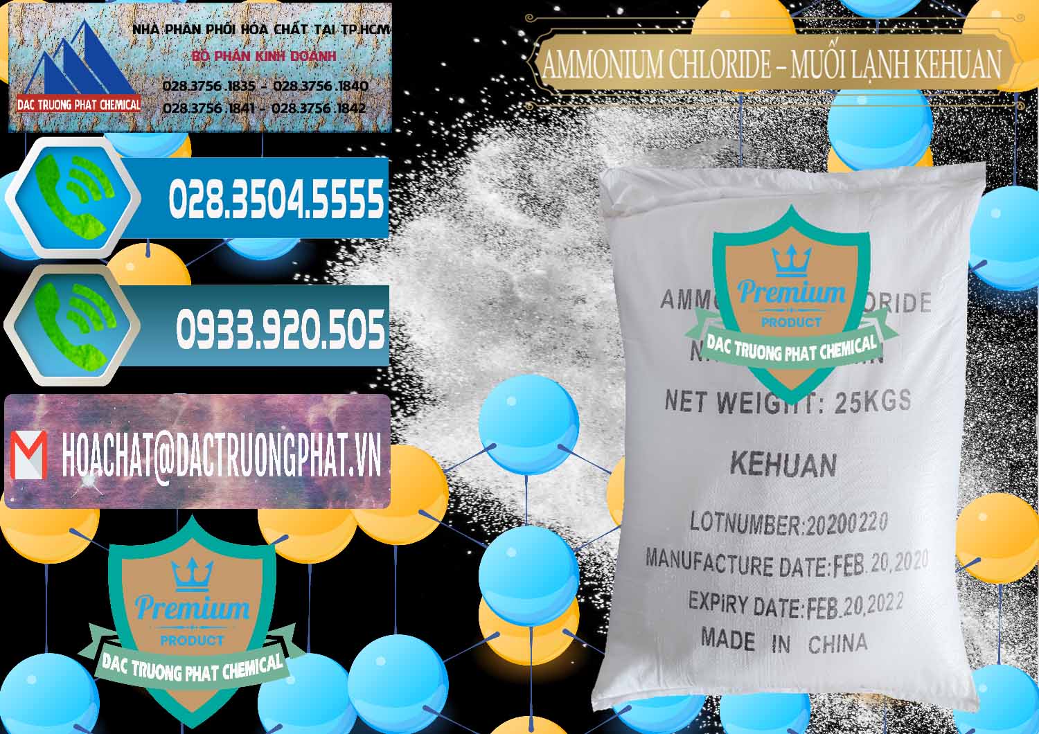 Nơi bán & phân phối Ammonium Chloride – NH4CL Muối Lạnh Kehuan Trung Quốc China - 0022 - Chuyên cung cấp - kinh doanh hóa chất tại TP.HCM - congtyhoachat.net