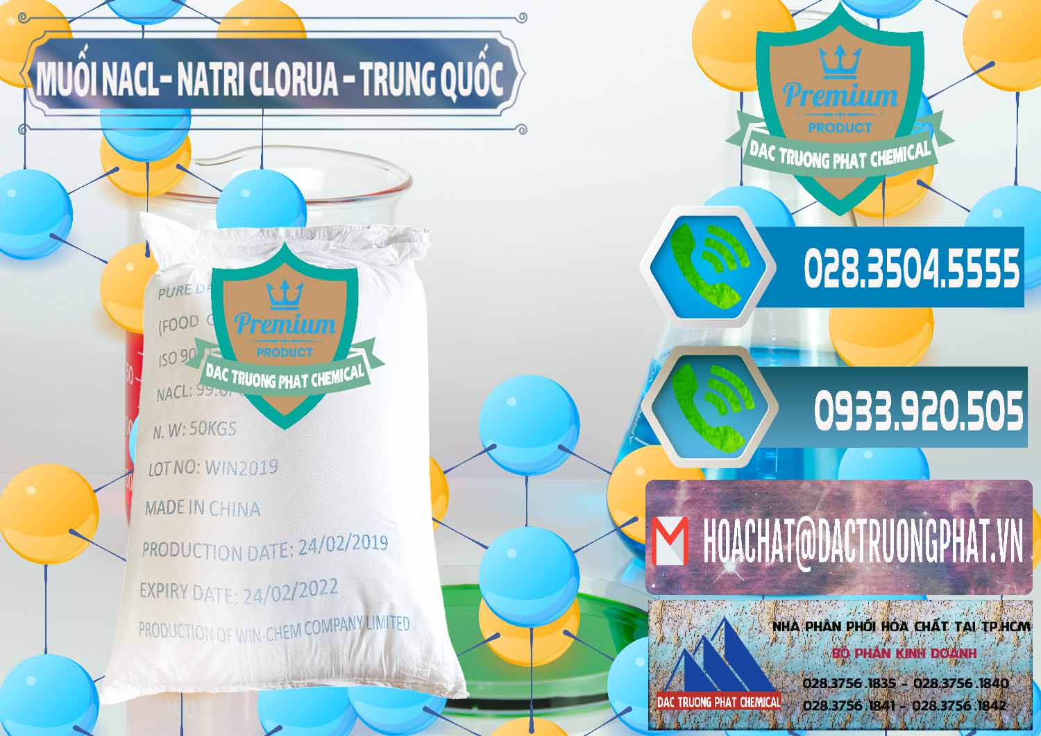 Cty bán - phân phối Muối NaCL – Sodium Chloride Trung Quốc China - 0097 - Đơn vị chuyên phân phối & nhập khẩu hóa chất tại TP.HCM - congtyhoachat.net