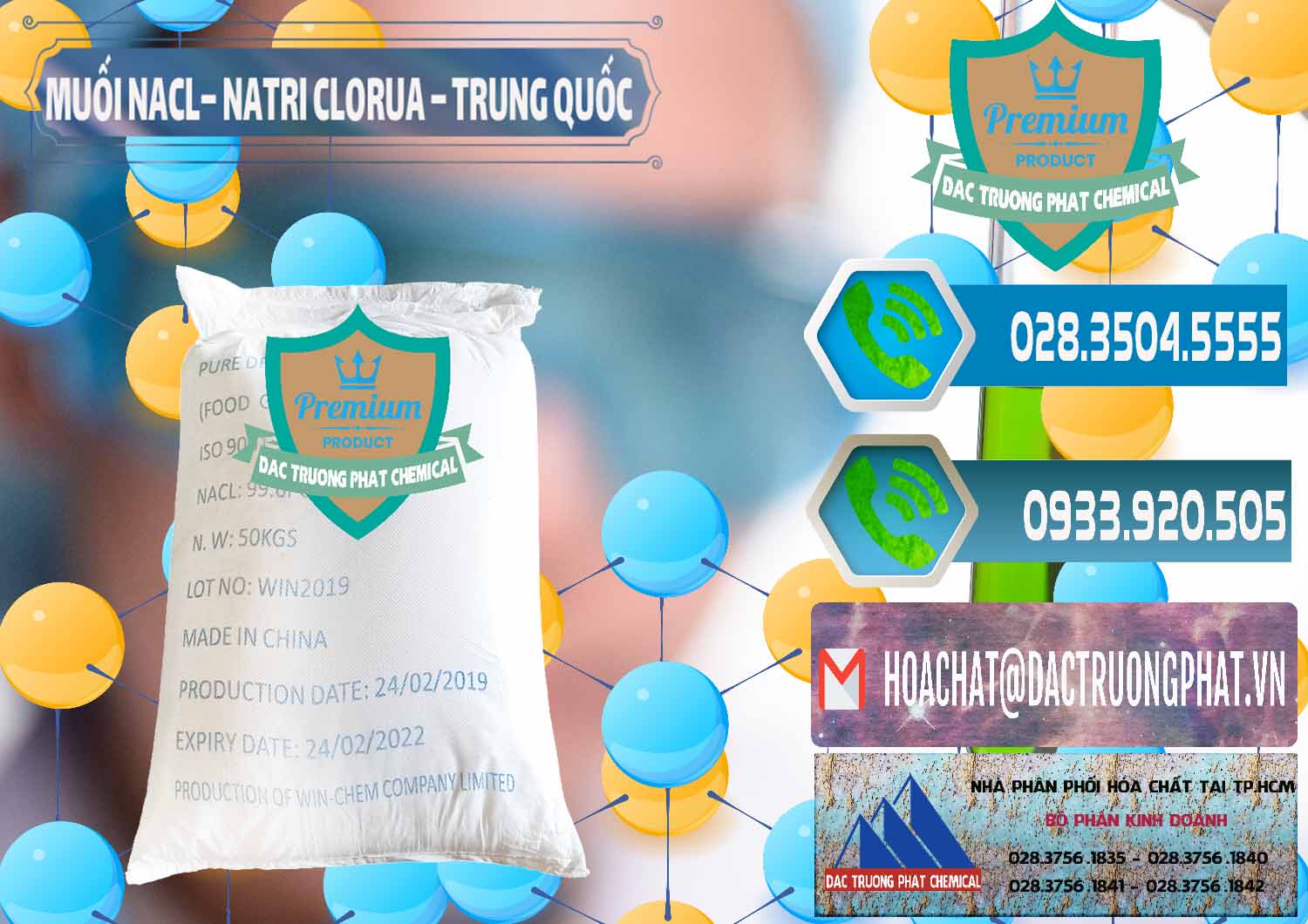 Chuyên nhập khẩu & bán Muối NaCL – Sodium Chloride Trung Quốc China - 0097 - Nơi cung ứng _ phân phối hóa chất tại TP.HCM - congtyhoachat.net