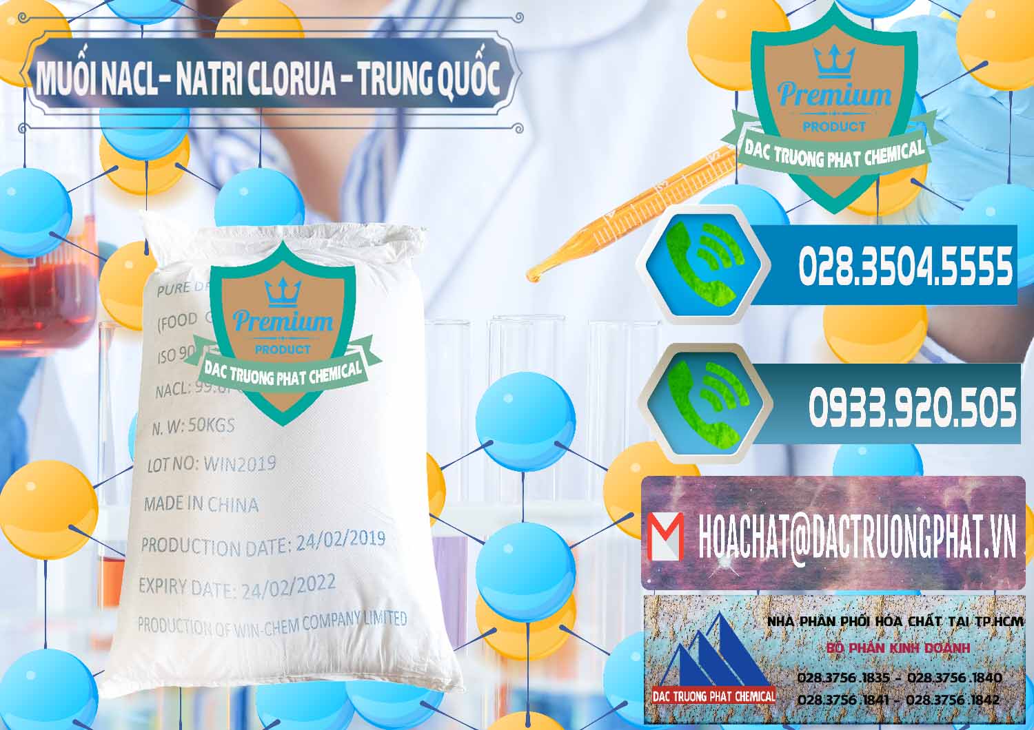 Chuyên kinh doanh - bán Muối NaCL – Sodium Chloride Trung Quốc China - 0097 - Cty chuyên cung cấp ( bán ) hóa chất tại TP.HCM - congtyhoachat.net