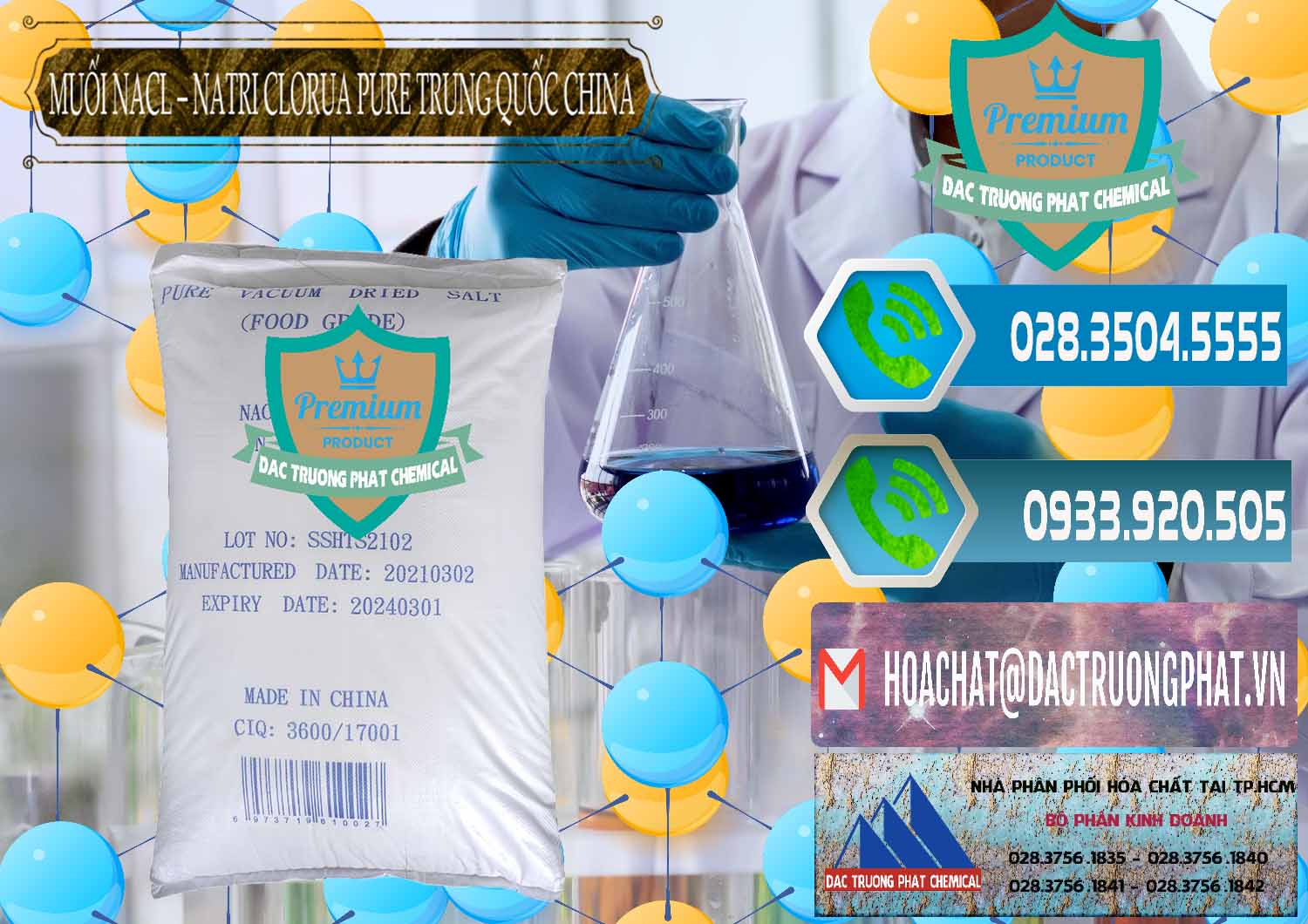 Cung ứng ( bán ) Muối NaCL – Sodium Chloride Pure Trung Quốc China - 0230 - Đơn vị chuyên cung cấp _ bán hóa chất tại TP.HCM - congtyhoachat.net