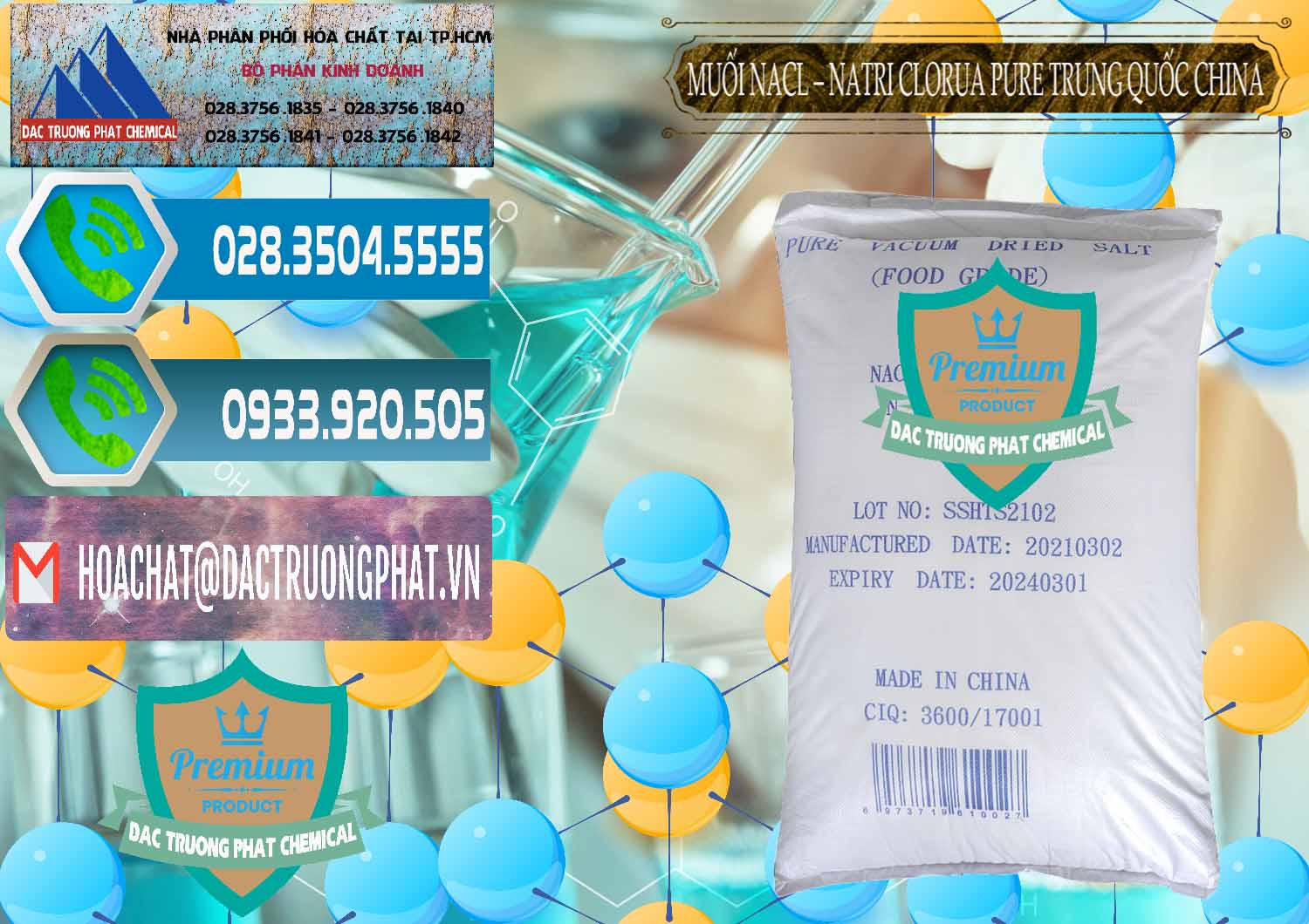 Cung cấp & bán Muối NaCL – Sodium Chloride Pure Trung Quốc China - 0230 - Nhập khẩu ( phân phối ) hóa chất tại TP.HCM - congtyhoachat.net