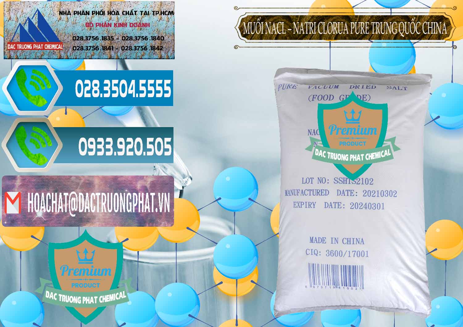 Công ty chuyên bán - cung cấp Muối NaCL – Sodium Chloride Pure Trung Quốc China - 0230 - Cty chuyên cung cấp _ kinh doanh hóa chất tại TP.HCM - congtyhoachat.net