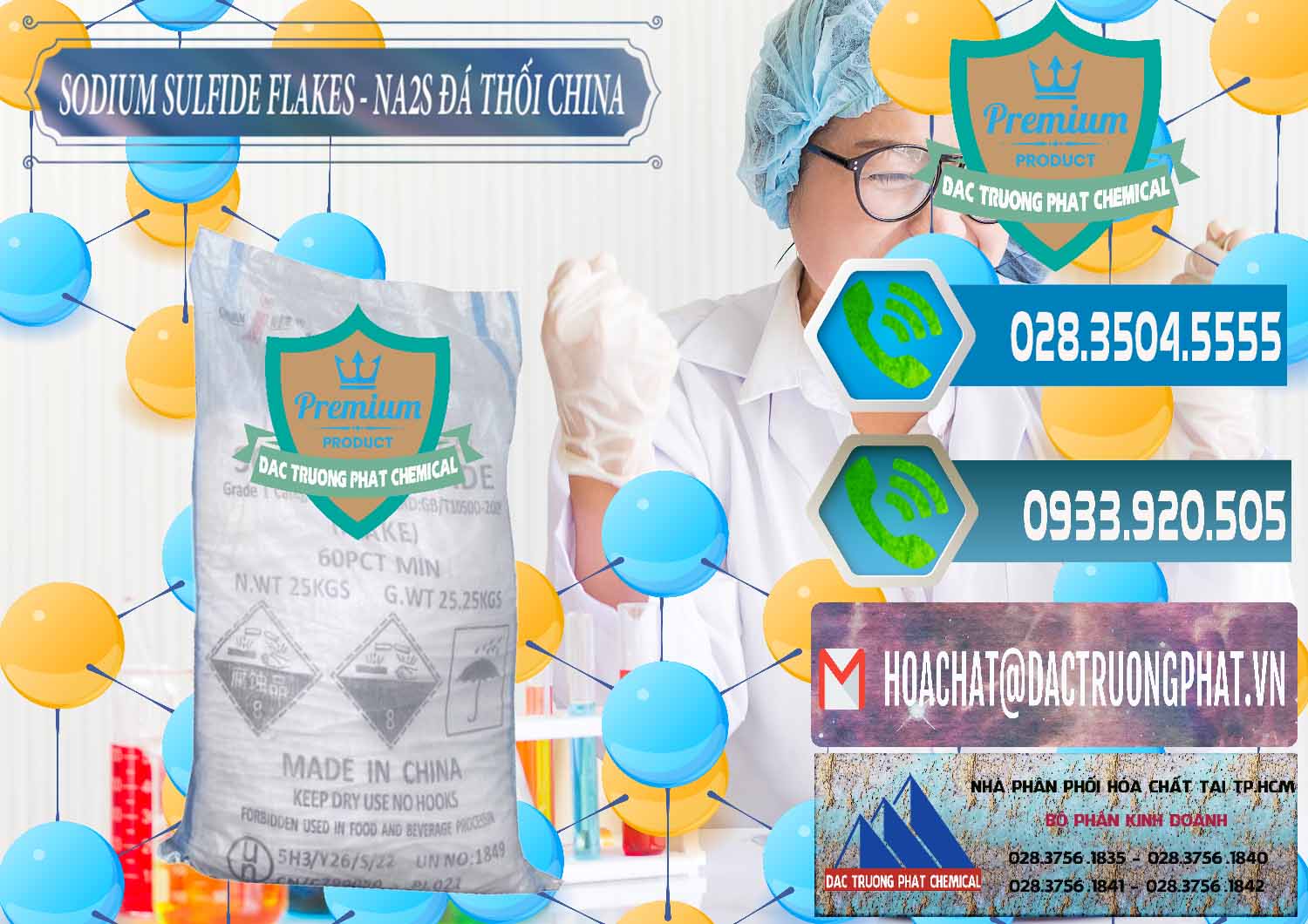 Đơn vị kinh doanh & bán Sodium Sulfide NA2S – Đá Thối Liyuan Trung Quốc China - 0385 - Chuyên phân phối - nhập khẩu hóa chất tại TP.HCM - congtyhoachat.net