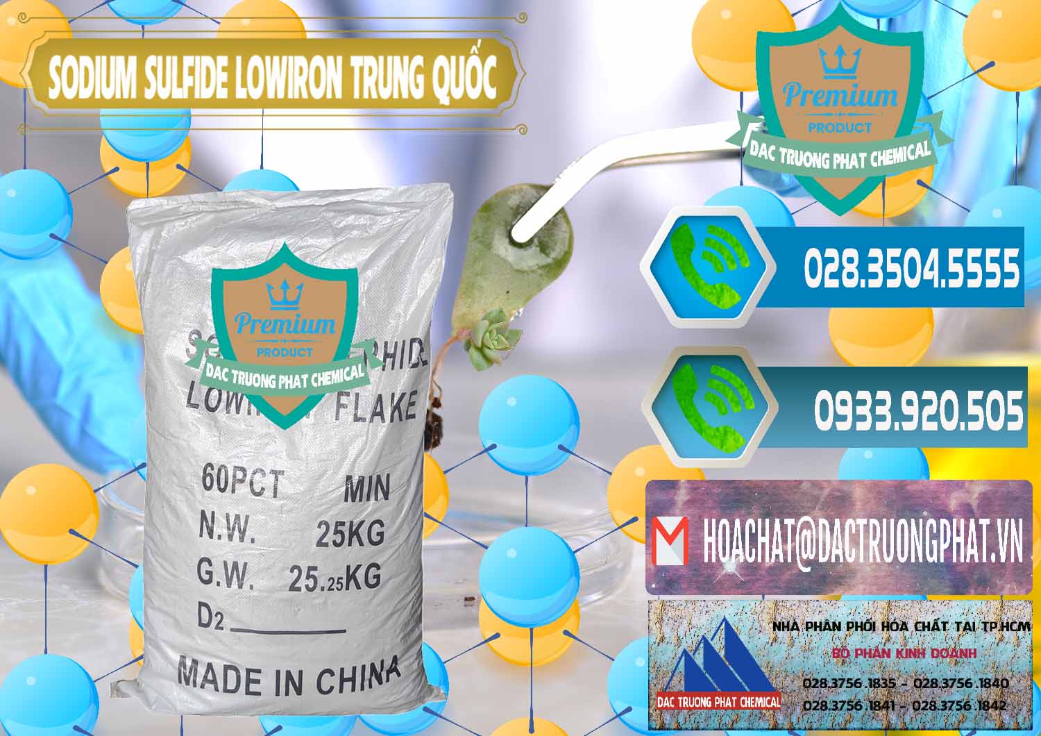 Bán & phân phối Sodium Sulfide NA2S – Đá Thối Lowiron Trung Quốc China - 0227 - Công ty chuyên bán - cung cấp hóa chất tại TP.HCM - congtyhoachat.net