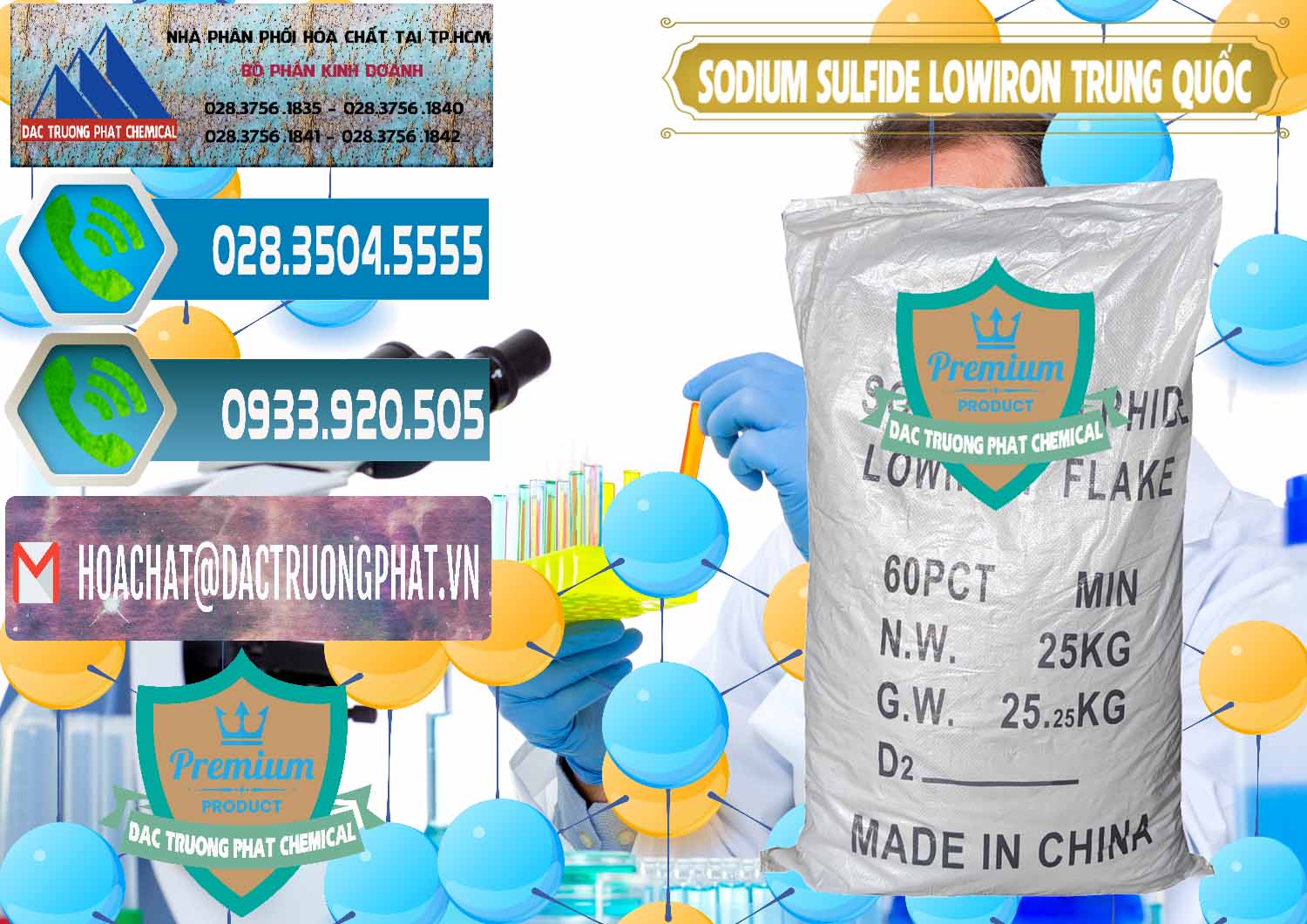 Công ty chuyên phân phối _ bán Sodium Sulfide NA2S – Đá Thối Lowiron Trung Quốc China - 0227 - Chuyên nhập khẩu & phân phối hóa chất tại TP.HCM - congtyhoachat.net