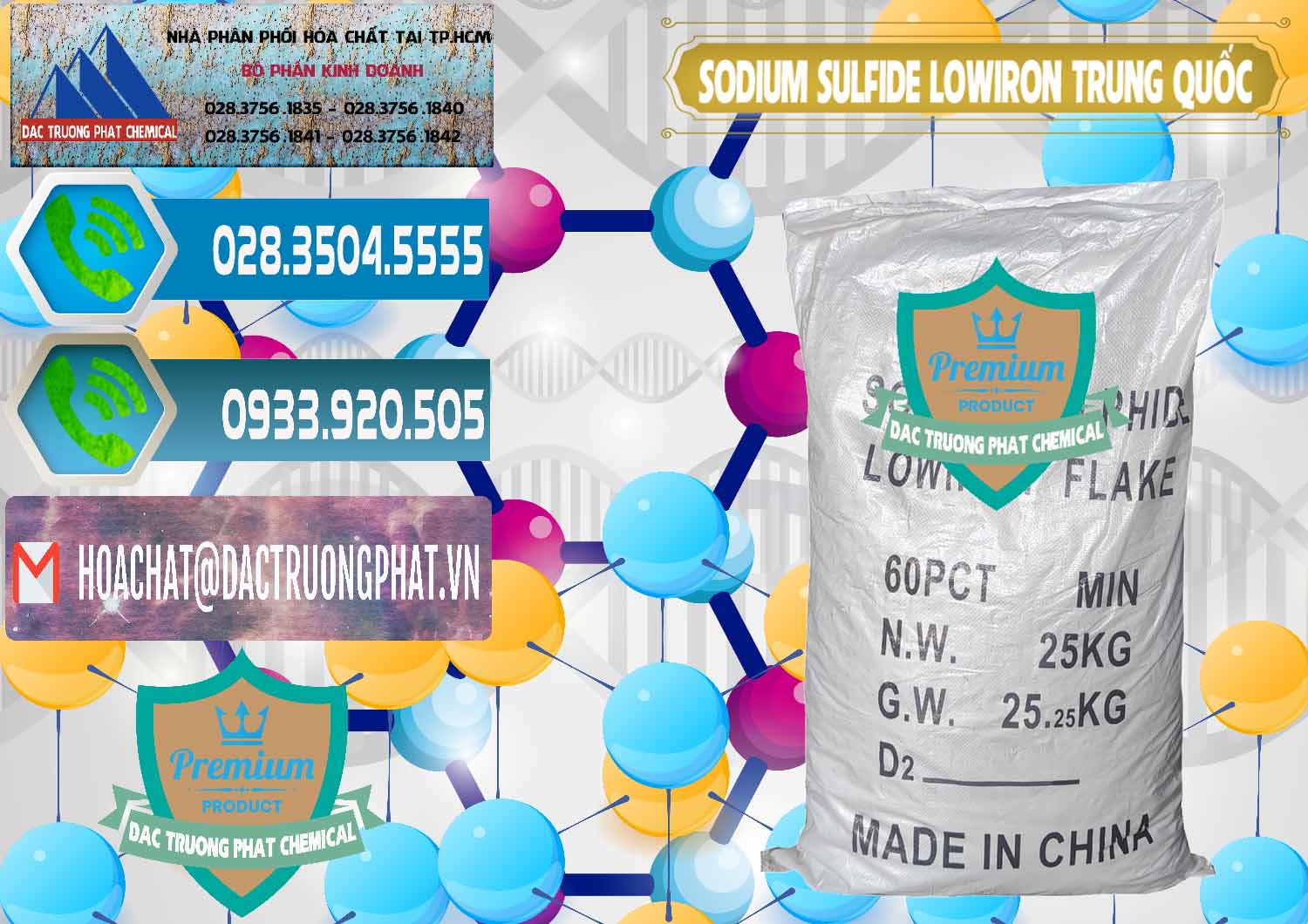 Cty chuyên cung cấp - bán Sodium Sulfide NA2S – Đá Thối Lowiron Trung Quốc China - 0227 - Cty chuyên phân phối & cung ứng hóa chất tại TP.HCM - congtyhoachat.net