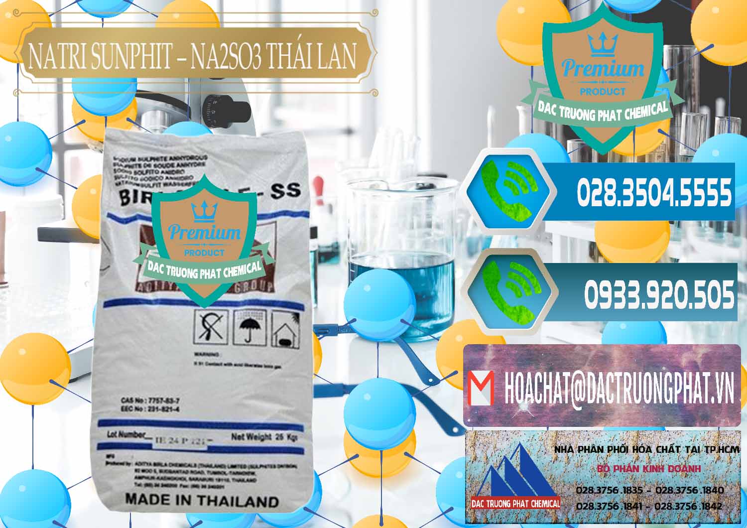 Nơi cung ứng và bán Natri Sunphit - NA2SO3 Thái Lan - 0105 - Cty chuyên kinh doanh - phân phối hóa chất tại TP.HCM - congtyhoachat.net