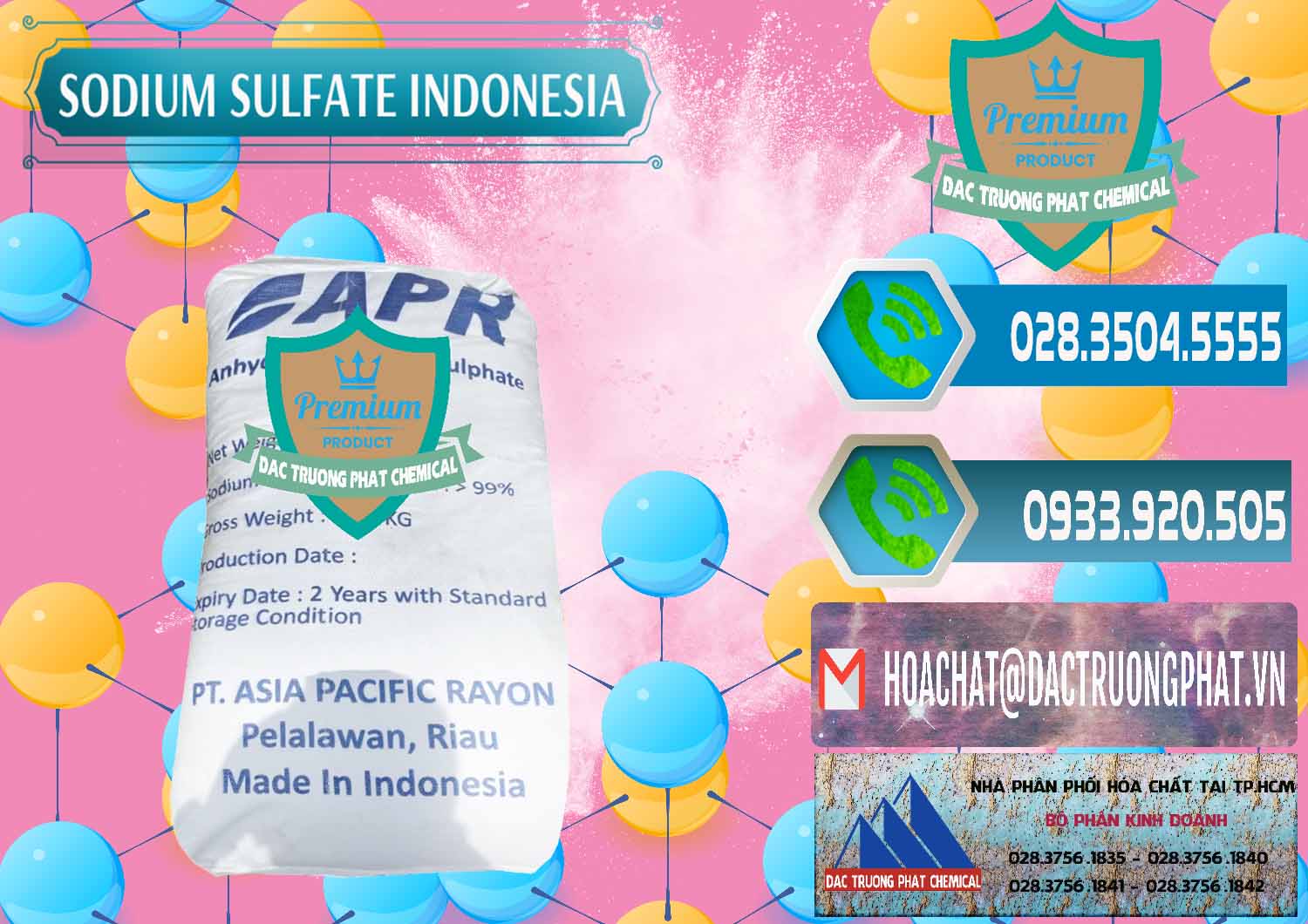 Đơn vị chuyên cung cấp & bán Sodium Sulphate - Muối Sunfat Na2SO4 APR Indonesia - 0460 - Cty chuyên bán & phân phối hóa chất tại TP.HCM - congtyhoachat.net