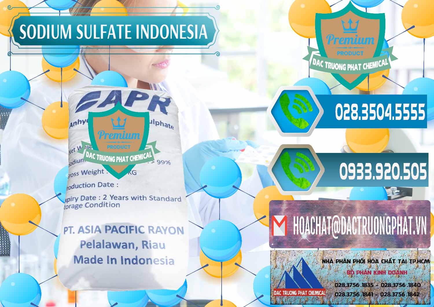 Nơi nhập khẩu - bán Sodium Sulphate - Muối Sunfat Na2SO4 APR Indonesia - 0460 - Chuyên kinh doanh _ phân phối hóa chất tại TP.HCM - congtyhoachat.net