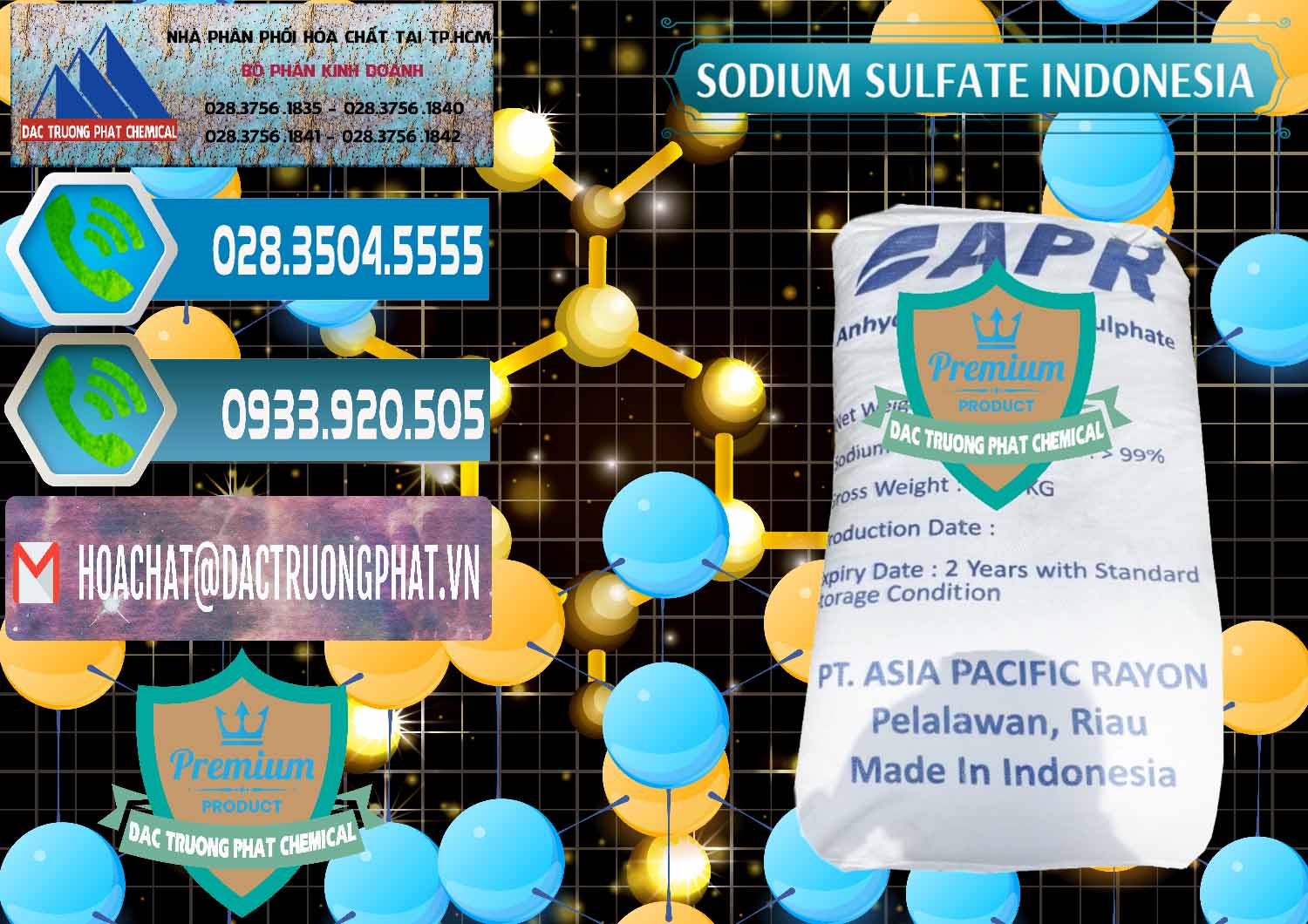 Cty chuyên cung ứng & bán Sodium Sulphate - Muối Sunfat Na2SO4 APR Indonesia - 0460 - Chuyên cung cấp và phân phối hóa chất tại TP.HCM - congtyhoachat.net