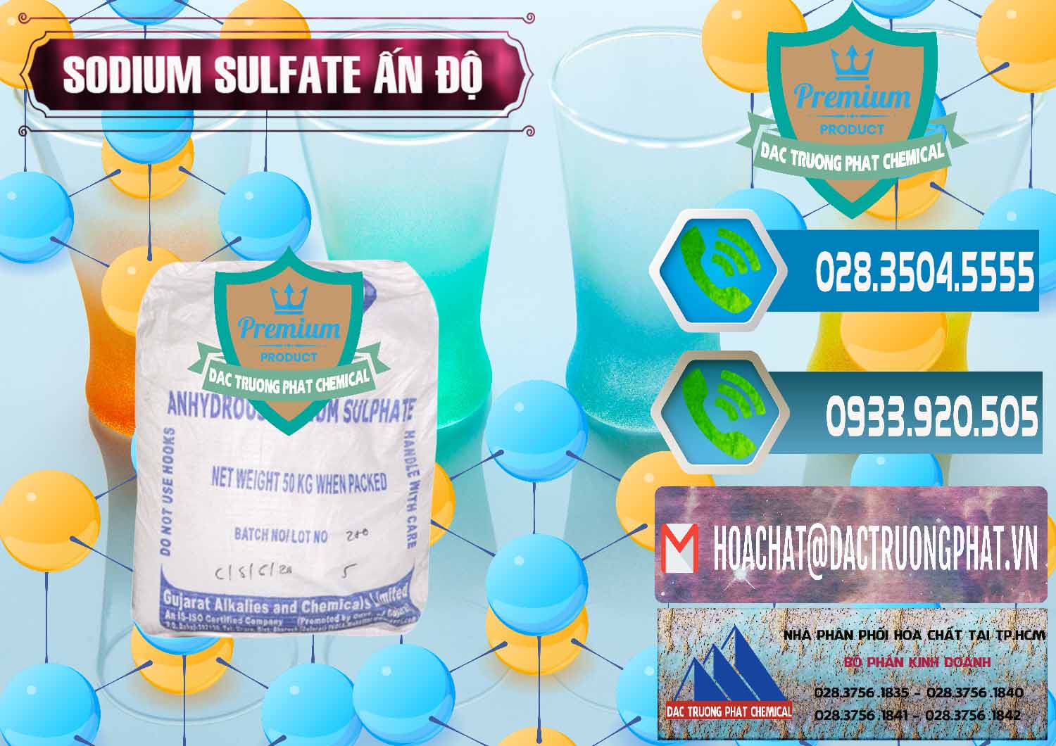 Cty bán & phân phối Sodium Sulphate - Muối Sunfat Na2SO4 GACL Ấn Độ India - 0461 - Nơi chuyên phân phối ( cung ứng ) hóa chất tại TP.HCM - congtyhoachat.net