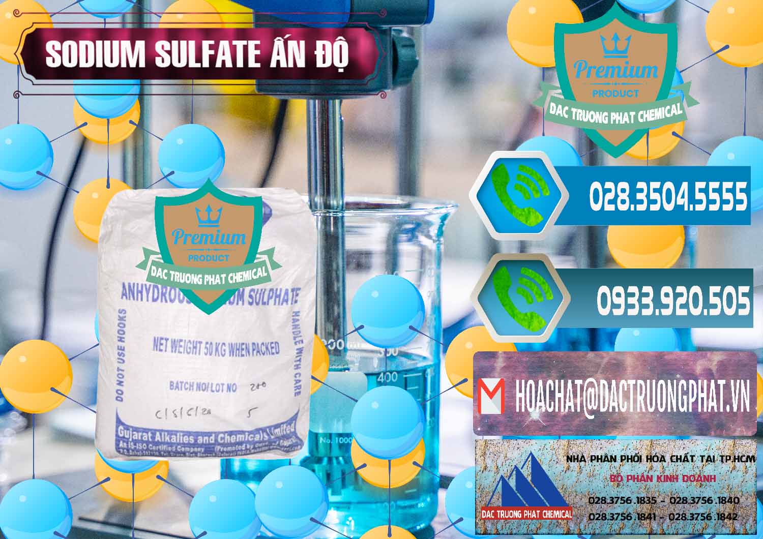 Chuyên cung ứng và bán Sodium Sulphate - Muối Sunfat Na2SO4 GACL Ấn Độ India - 0461 - Nhập khẩu và phân phối hóa chất tại TP.HCM - congtyhoachat.net