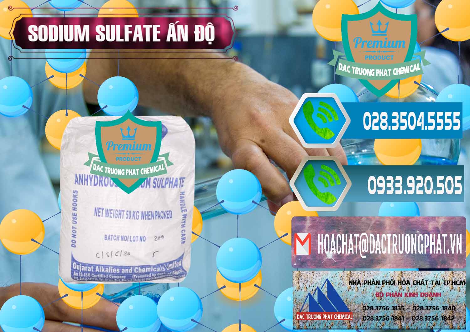 Bán _ cung ứng Sodium Sulphate - Muối Sunfat Na2SO4 GACL Ấn Độ India - 0461 - Nơi chuyên phân phối và bán hóa chất tại TP.HCM - congtyhoachat.net