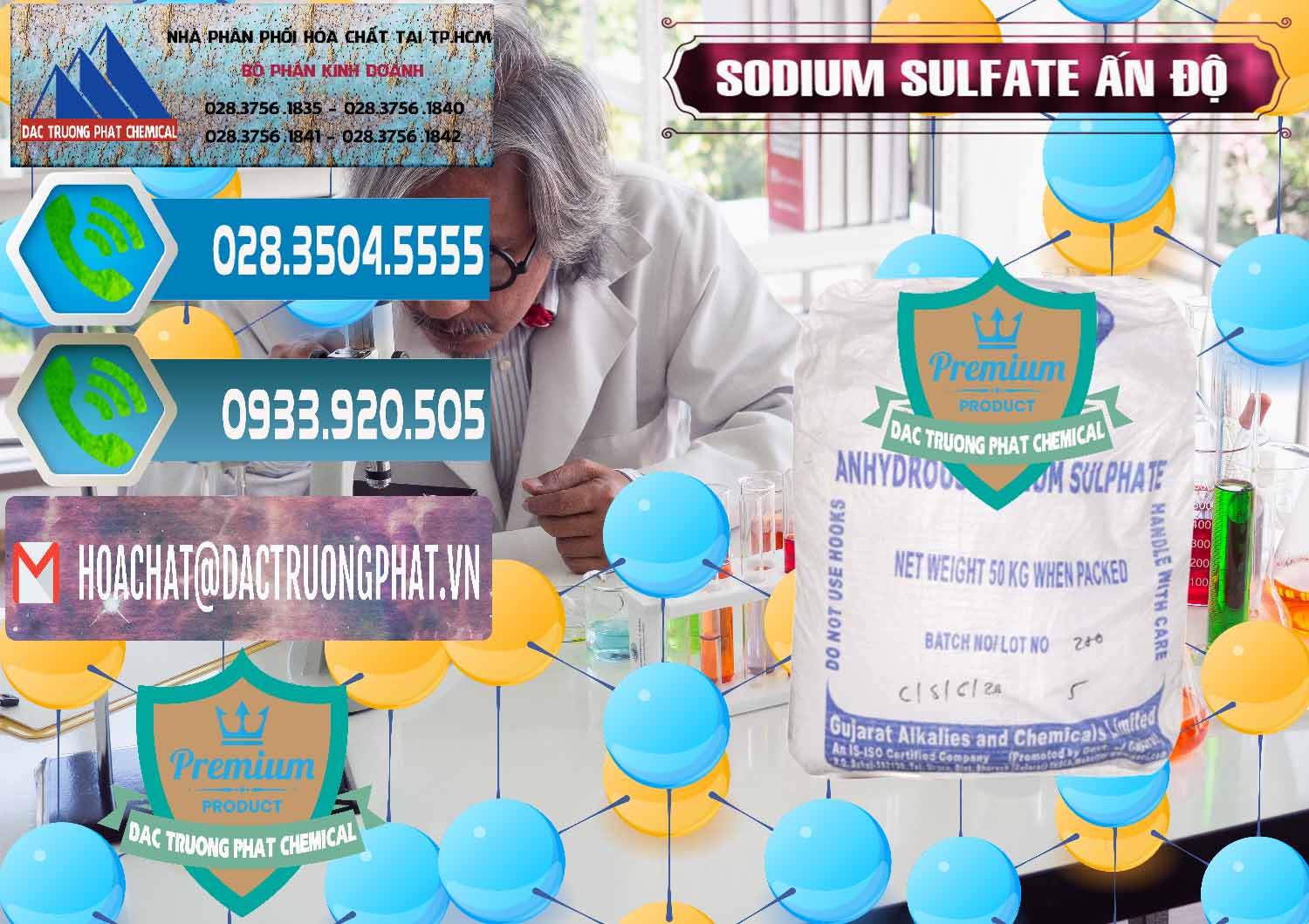 Chuyên cung ứng ( bán ) Sodium Sulphate - Muối Sunfat Na2SO4 GACL Ấn Độ India - 0461 - Cty chuyên cung cấp - kinh doanh hóa chất tại TP.HCM - congtyhoachat.net