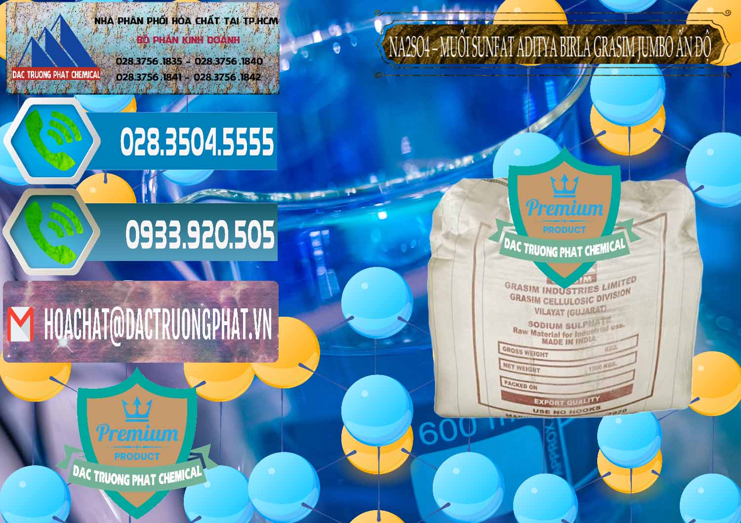 Đơn vị chuyên phân phối ( bán ) Sodium Sulphate - Muối Sunfat Na2SO4 Jumbo Bành Aditya Birla Grasim Ấn Độ India - 0357 - Công ty phân phối ( cung cấp ) hóa chất tại TP.HCM - congtyhoachat.net