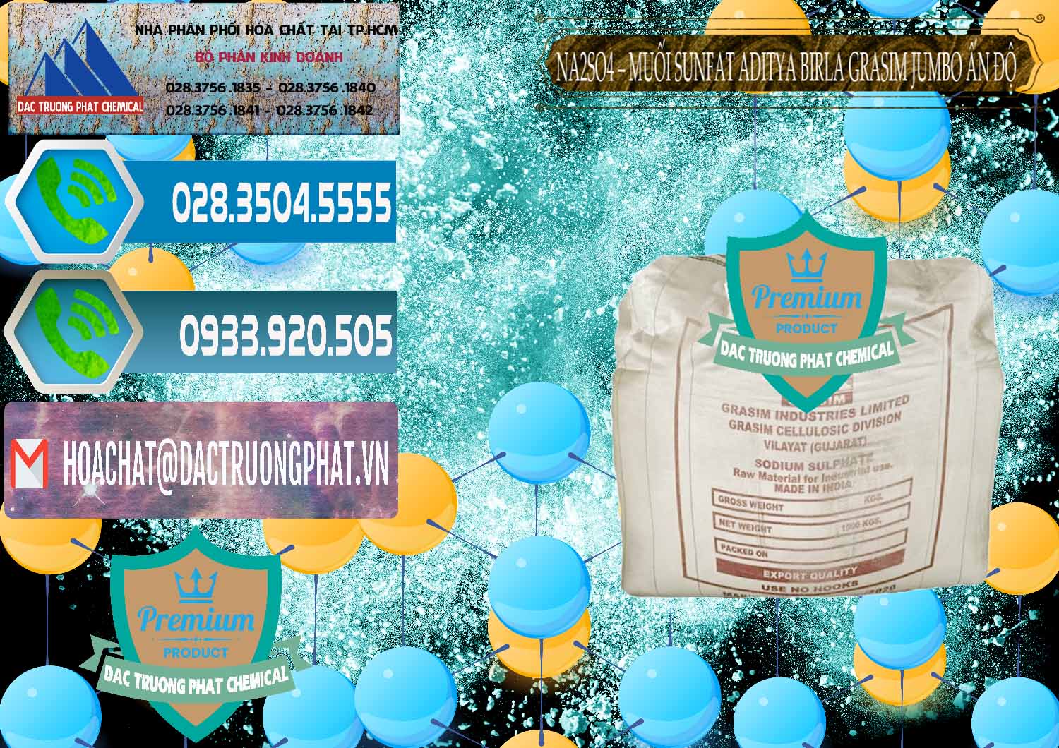 Nơi chuyên cung cấp - bán Sodium Sulphate - Muối Sunfat Na2SO4 Jumbo Bành Aditya Birla Grasim Ấn Độ India - 0357 - Cty chuyên phân phối - bán hóa chất tại TP.HCM - congtyhoachat.net
