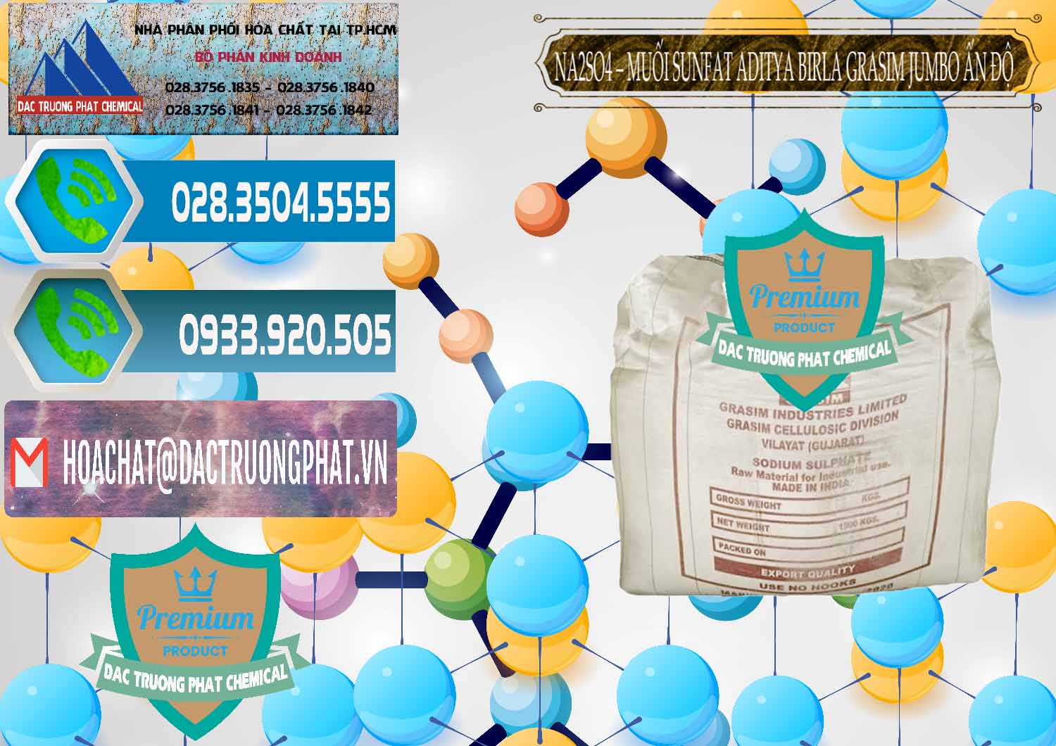 Cty bán _ phân phối Sodium Sulphate - Muối Sunfat Na2SO4 Jumbo Bành Aditya Birla Grasim Ấn Độ India - 0357 - Cty chuyên cung cấp _ nhập khẩu hóa chất tại TP.HCM - congtyhoachat.net