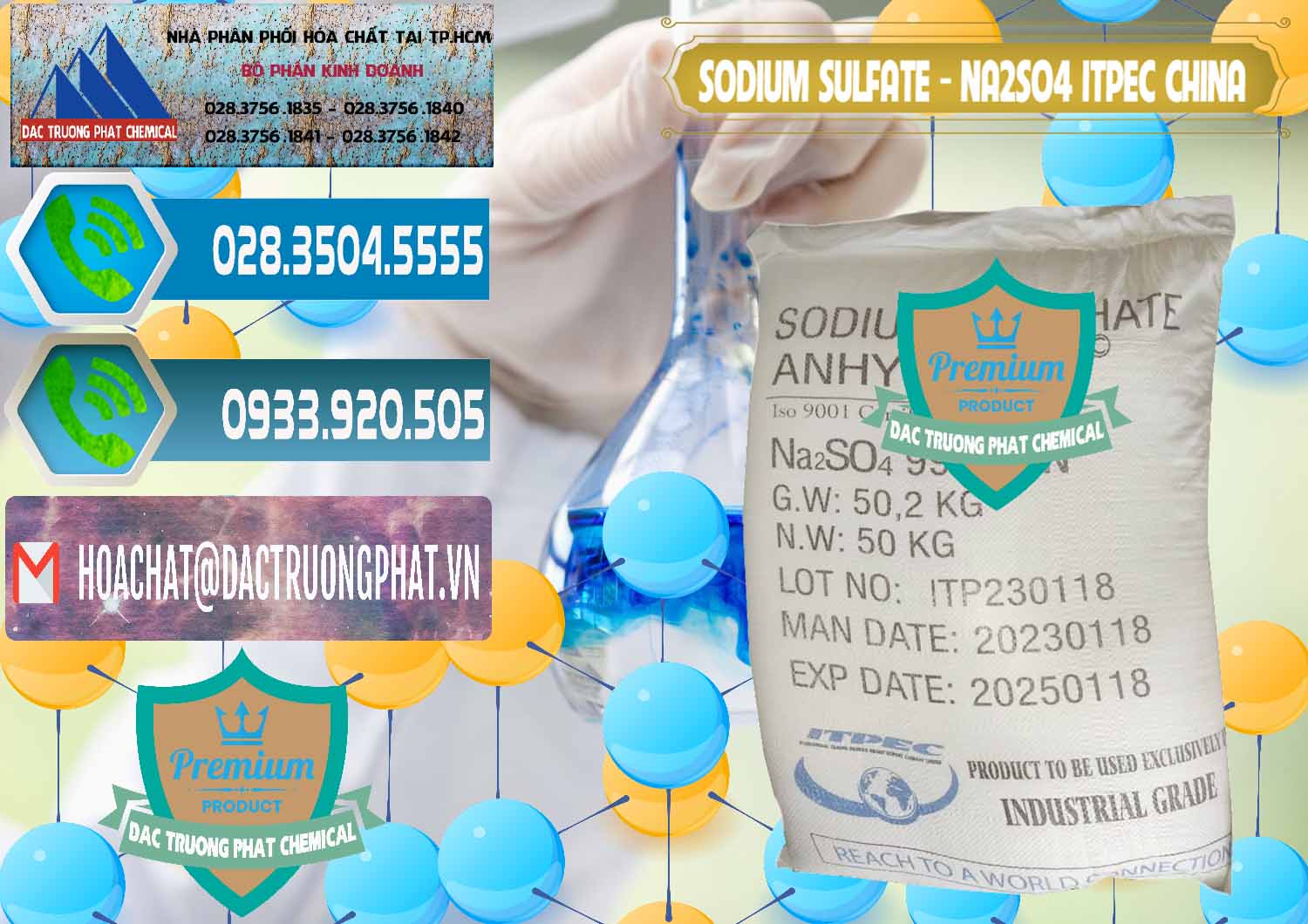 Công ty cung cấp _ bán Sodium Sulphate - Muối Sunfat Na2SO4 ITPEC Trung Quốc China - 0340 - Chuyên phân phối & nhập khẩu hóa chất tại TP.HCM - congtyhoachat.net