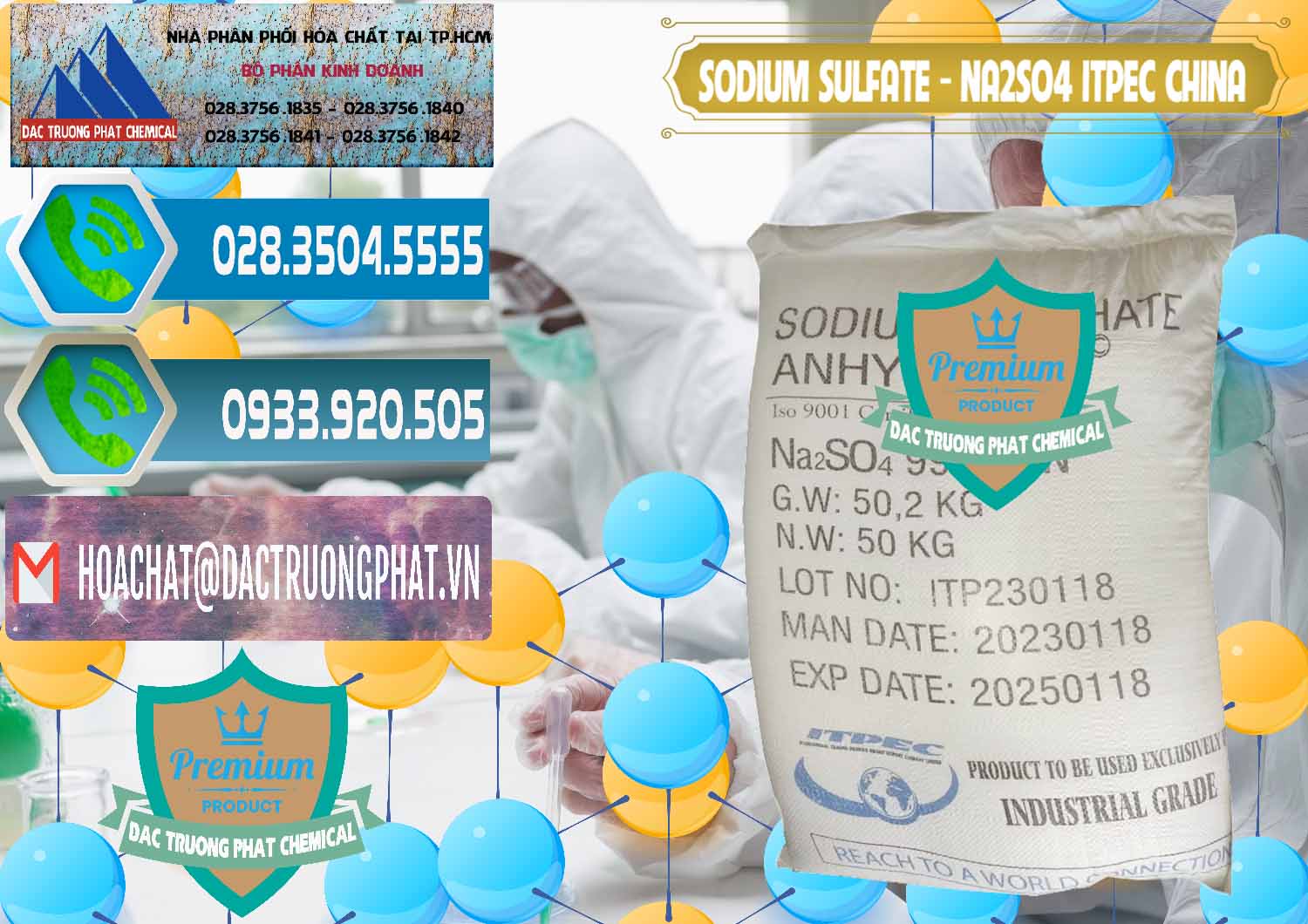 Nơi chuyên phân phối & bán Sodium Sulphate - Muối Sunfat Na2SO4 ITPEC Trung Quốc China - 0340 - Chuyên cung cấp _ kinh doanh hóa chất tại TP.HCM - congtyhoachat.net