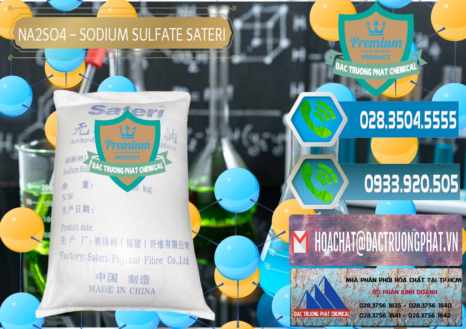 Sodium Sulphate - Muối Sunfat Na2SO4 Sateri Trung Quốc China Nơi cung ứng _ bán Sodium Sulphate - Muối Sunfat Na2SO4 Sateri Trung Quốc China - 0100 - Công ty kinh doanh và cung cấp hóa chất tại TP.HCM - congtyhoachat.net