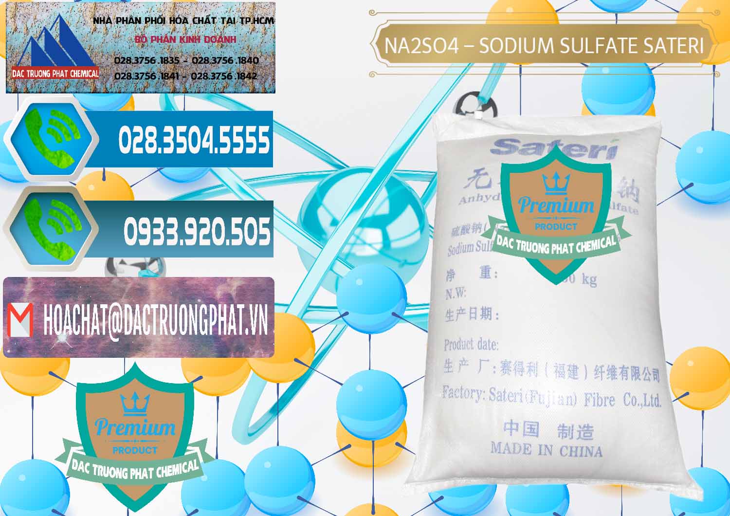 Sodium Sulphate - Muối Sunfat Na2SO4 Sateri Trung Quốc China Cty chuyên bán _ cung ứng Sodium Sulphate - Muối Sunfat Na2SO4 Sateri Trung Quốc China - 0100 - Đơn vị chuyên phân phối ( bán ) hóa chất tại TP.HCM - congtyhoachat.net