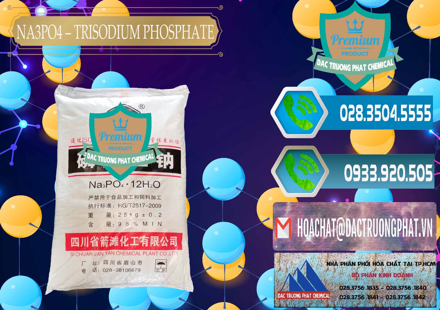 Đơn vị chuyên phân phối - bán Na3PO4 – Trisodium Phosphate Trung Quốc China JT - 0102 - Cty cung ứng ( phân phối ) hóa chất tại TP.HCM - congtyhoachat.net