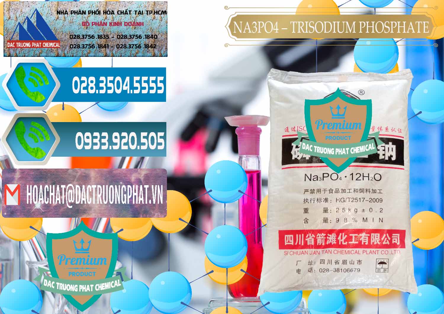 Chuyên kinh doanh & bán Na3PO4 – Trisodium Phosphate Trung Quốc China JT - 0102 - Chuyên nhập khẩu - phân phối hóa chất tại TP.HCM - congtyhoachat.net