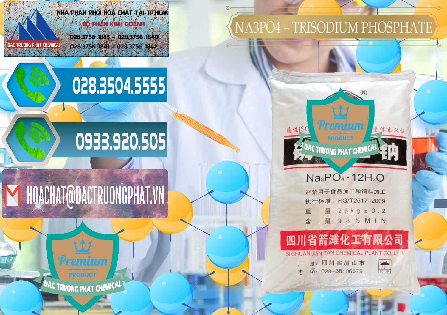 Nơi cung ứng ( bán ) Na3PO4 – Trisodium Phosphate Trung Quốc China JT - 0102 - Nhà cung cấp & phân phối hóa chất tại TP.HCM - congtyhoachat.net