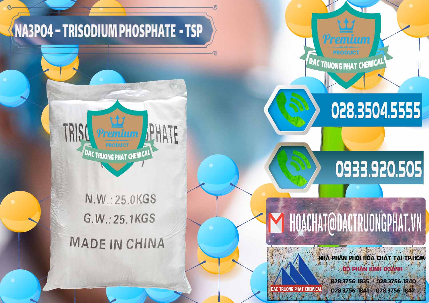 Nơi kinh doanh ( bán ) Na3PO4 – Trisodium Phosphate Trung Quốc China TSP - 0103 - Kinh doanh - cung cấp hóa chất tại TP.HCM - congtyhoachat.net