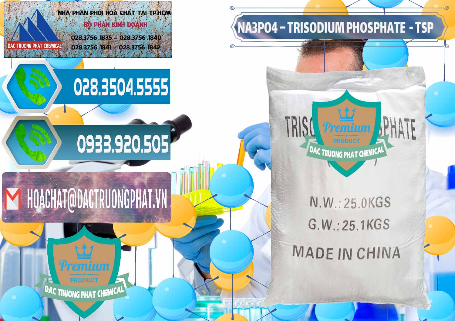 Công ty bán & cung cấp Na3PO4 – Trisodium Phosphate Trung Quốc China TSP - 0103 - Nhà cung cấp & kinh doanh hóa chất tại TP.HCM - congtyhoachat.net